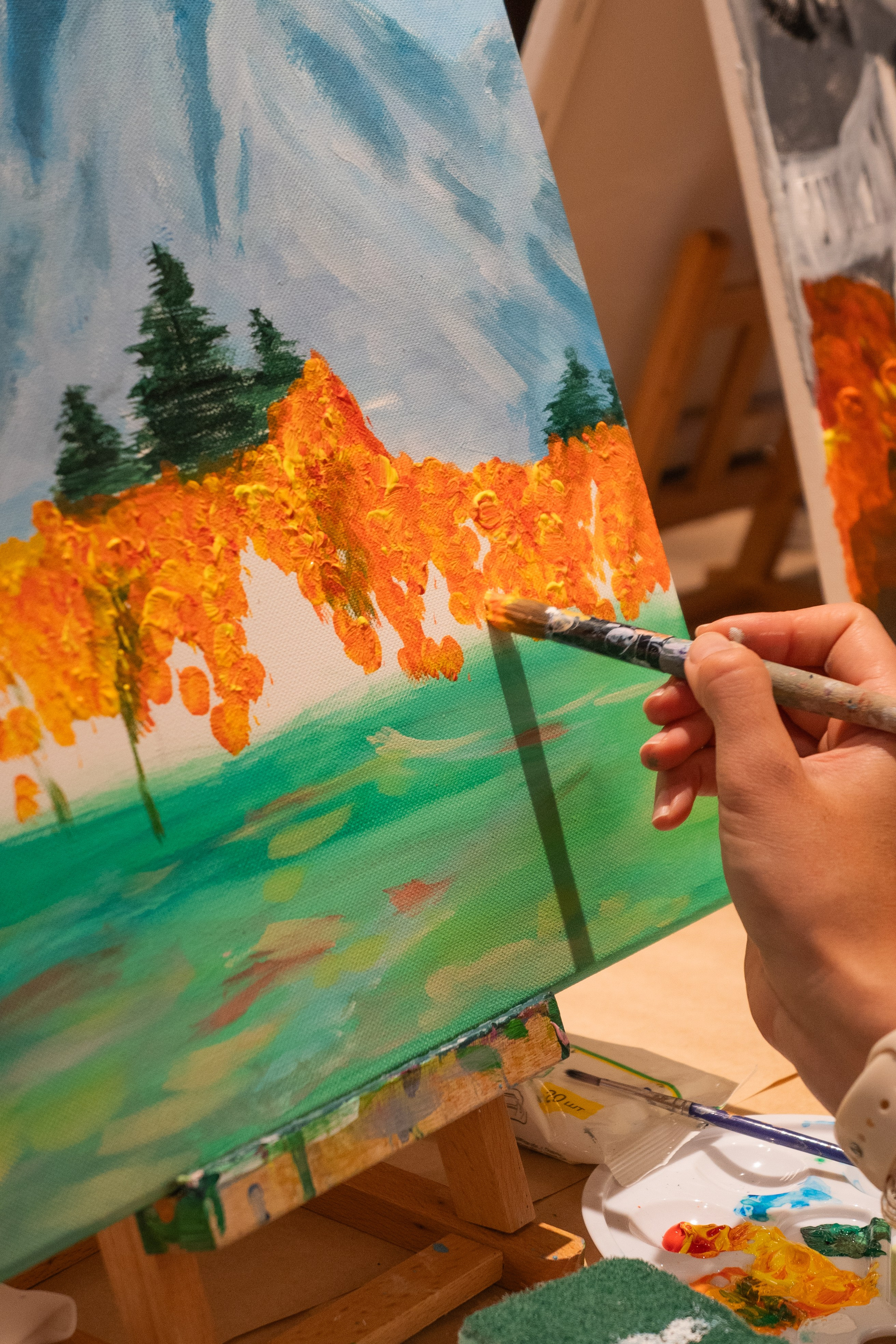 Корпоратив Teach Me Art 3. Портретный фотограф в Москве и Санкт-Петербурге Арина Чех