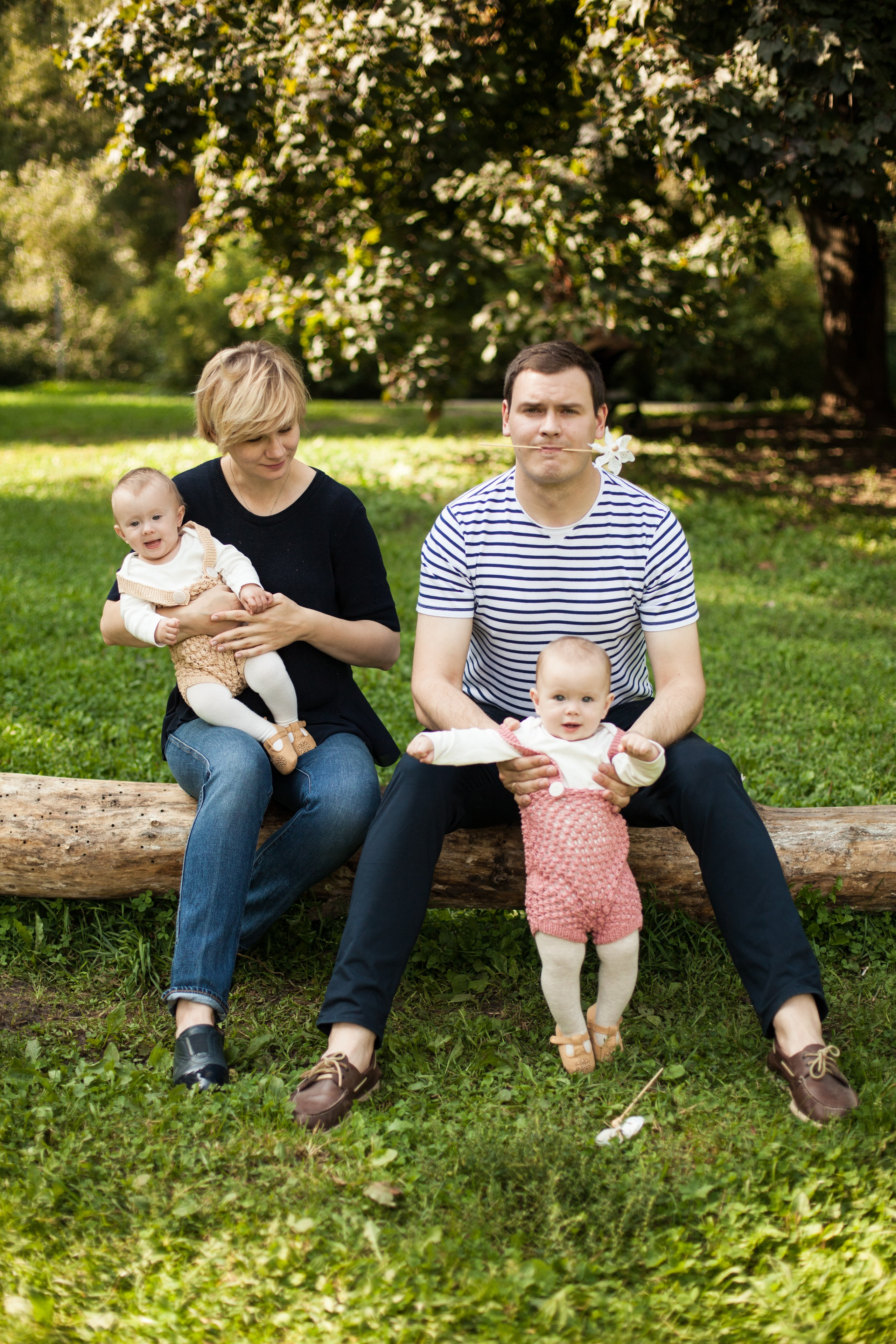 Надя и Юра с Полиной и Сашей. Фотограф в Москве Валентина Иванова
