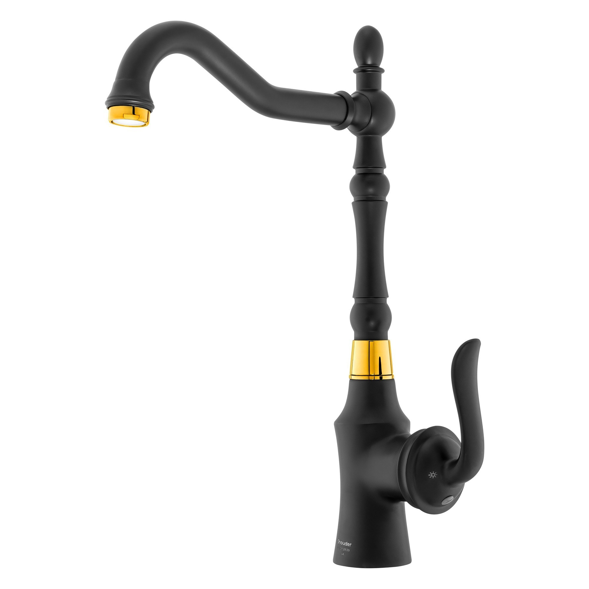 Смеситель для кухни черный