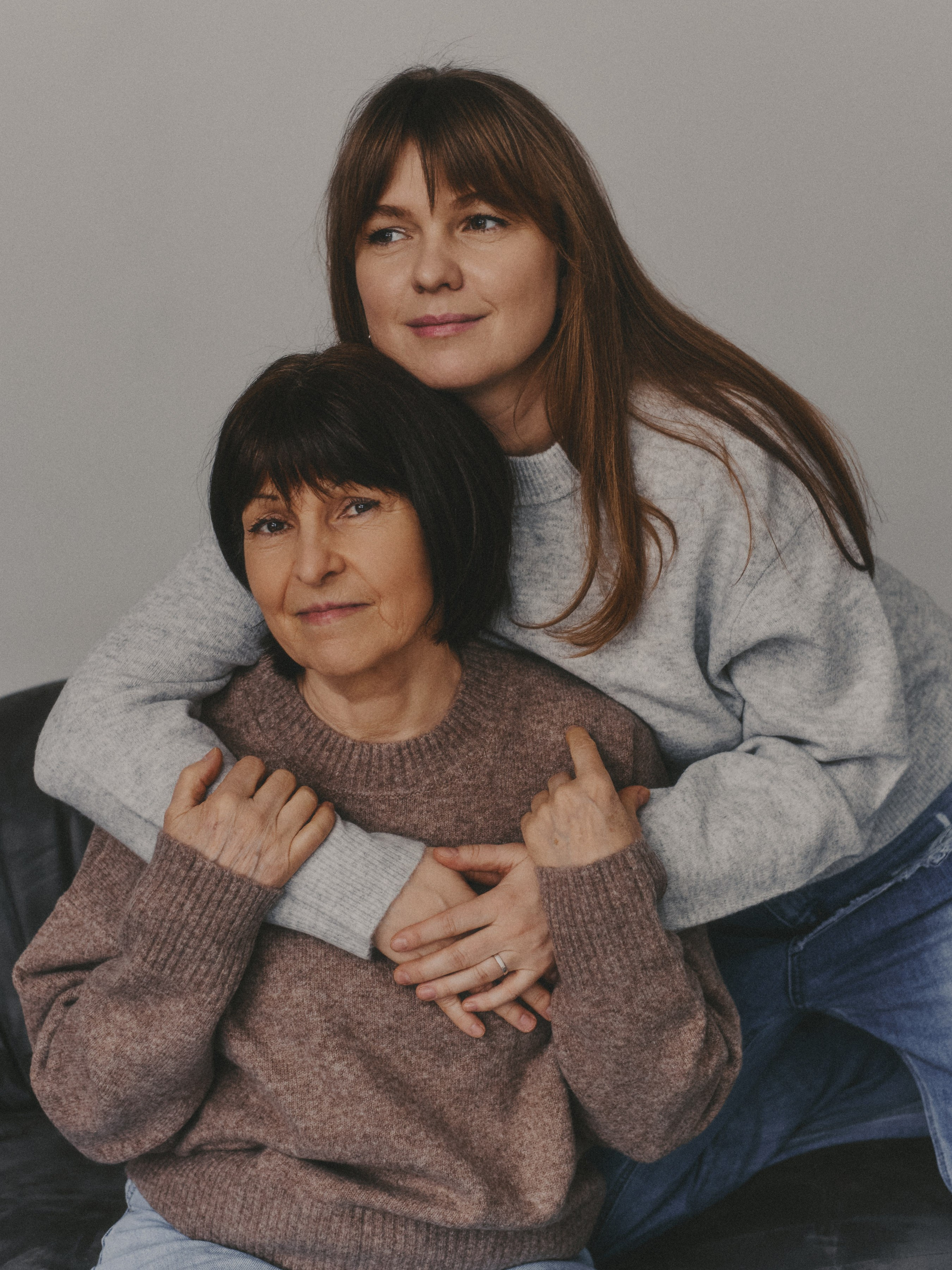 С любимой мамой. Портретный фотограф в Москве Ольга Крылова