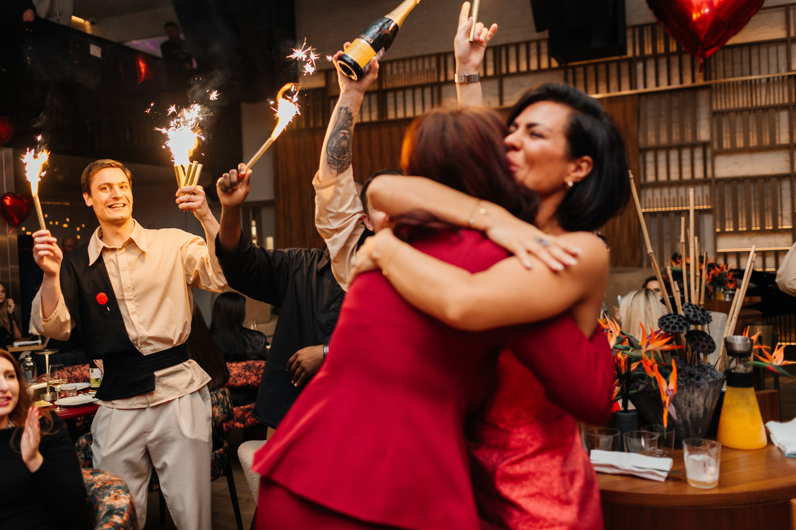 Вечеринка в ресторане. Коммерческий фотограф в Москве, Наталия Горячева