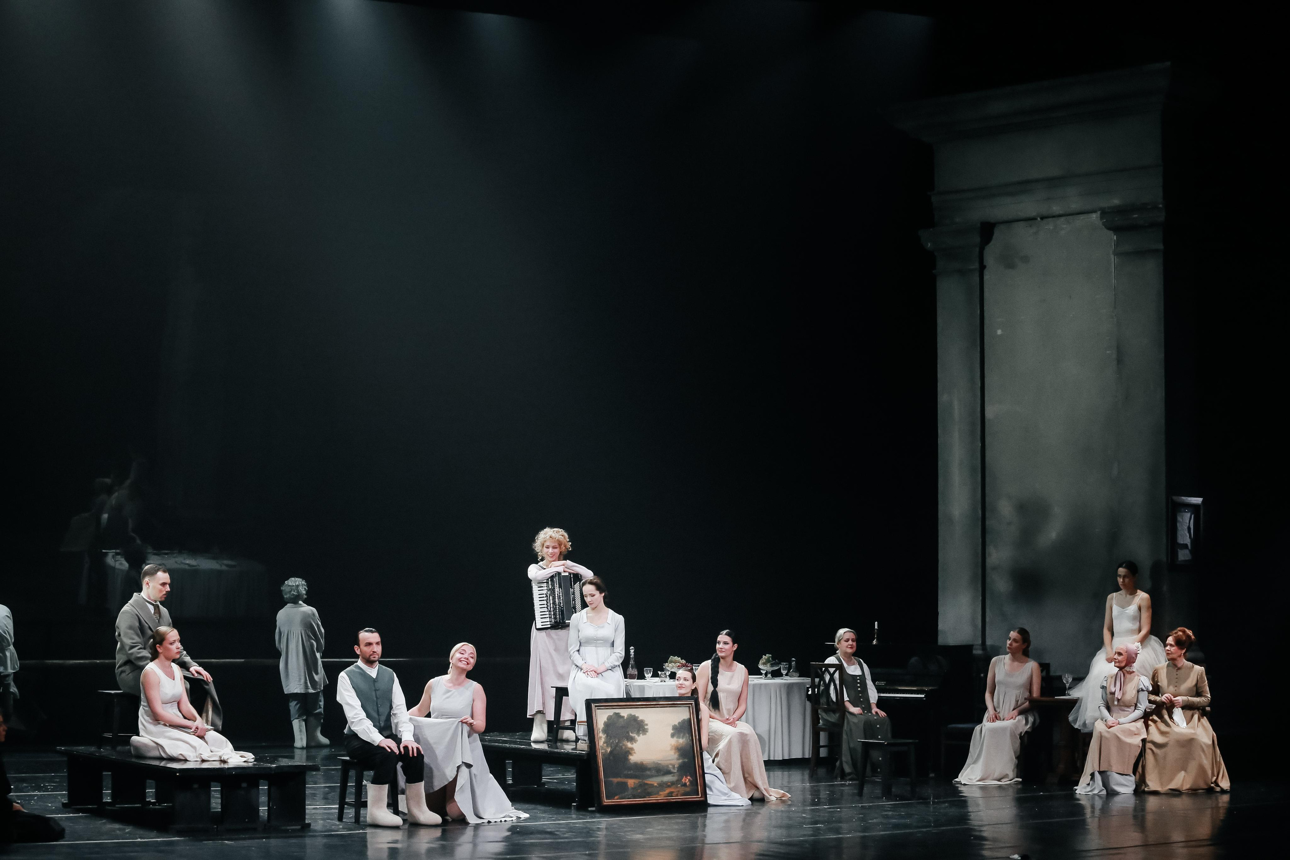 «Онегин». Театр Вахтангова. Режиссер Римас Туминас. Фоторепортаж. Театральная фотосъёмка