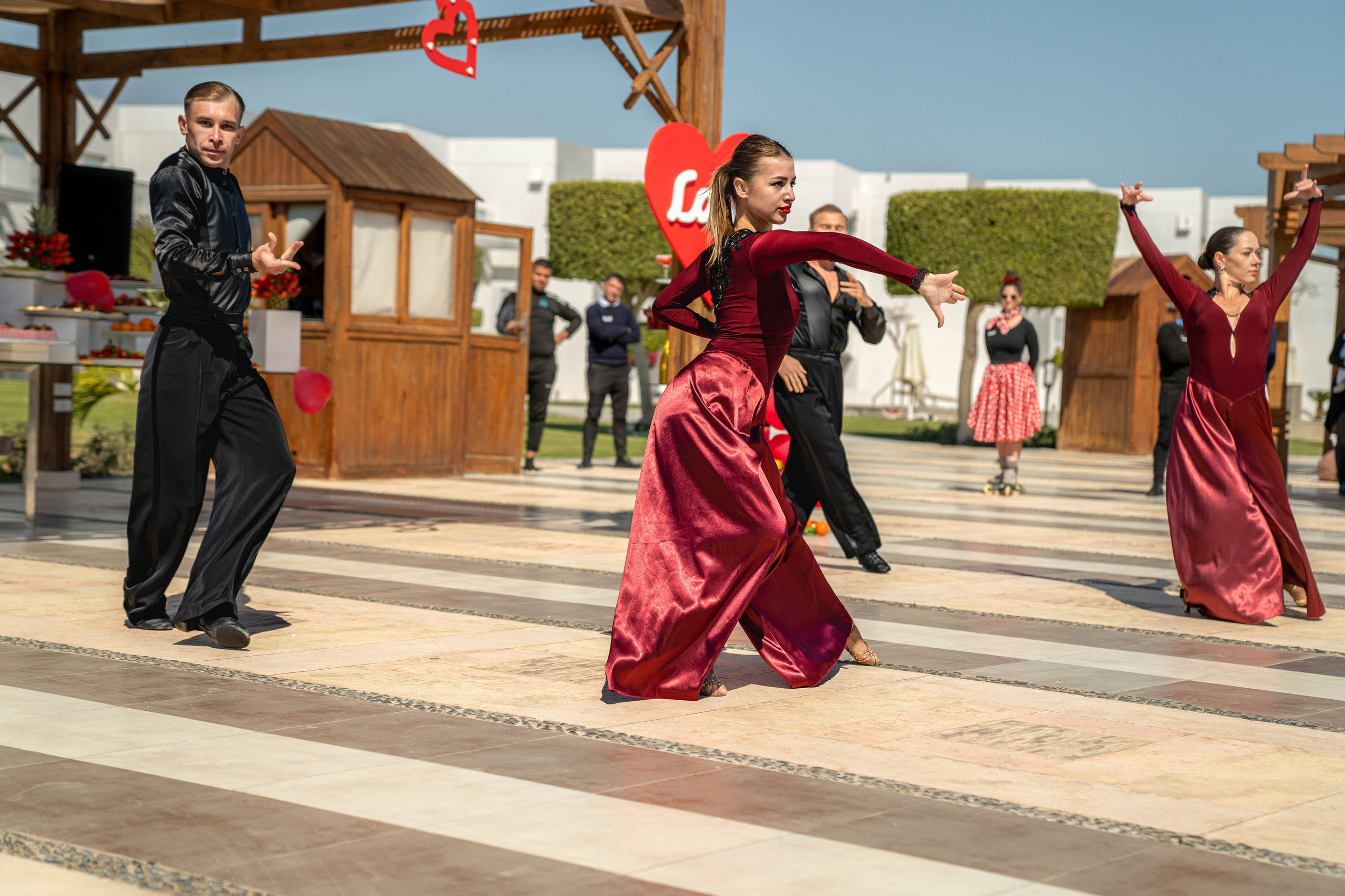 День Святого Валентина в отеле SUNRISE Crystal Bay Resort -Grand Select-. Egypt. Фото и видео съёмка на заказ. VAU Studia. Москва