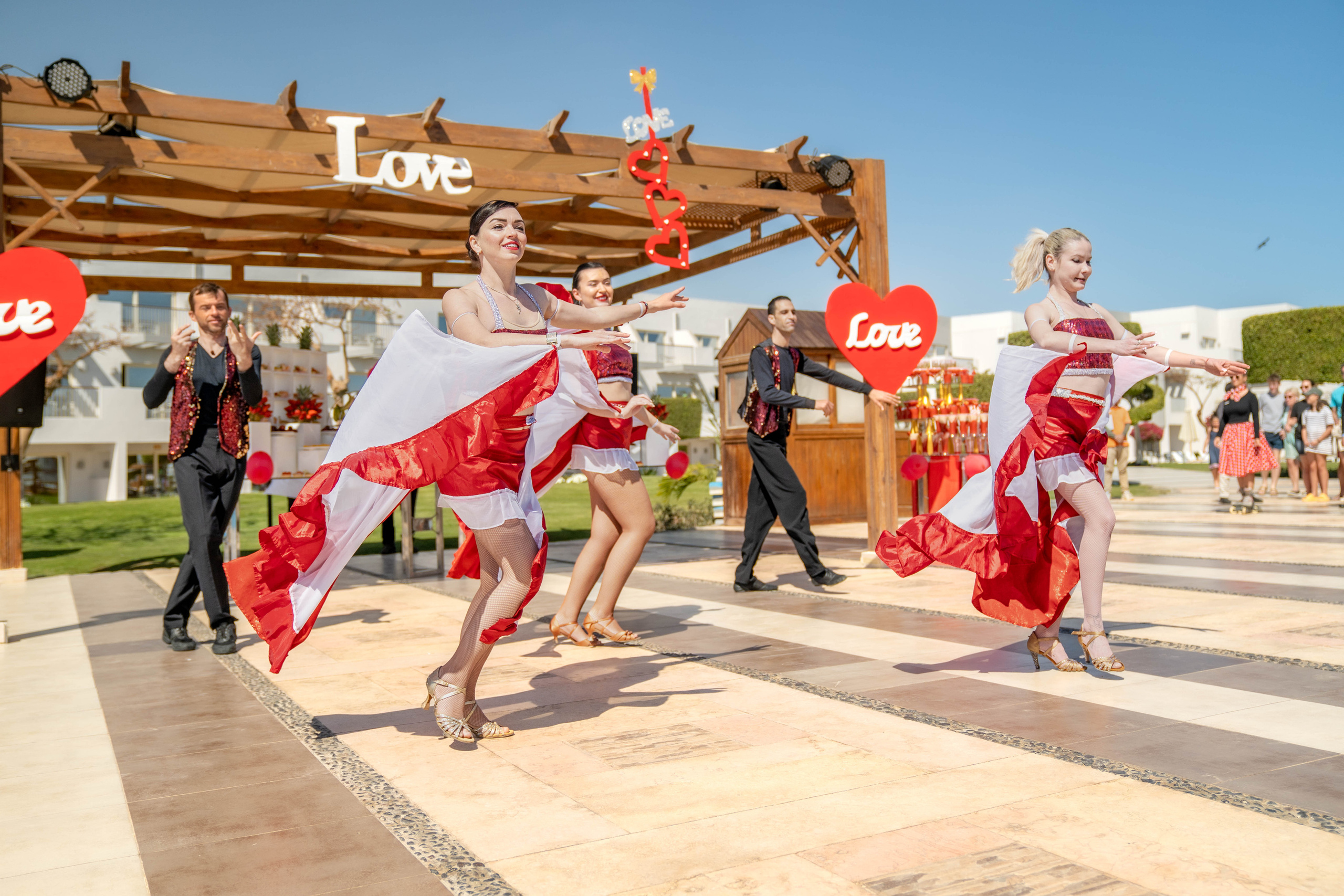 День Святого Валентина в отеле SUNRISE Crystal Bay Resort -Grand Select-. Egypt. Фото и видео съёмка на заказ. VAU Studia. Москва