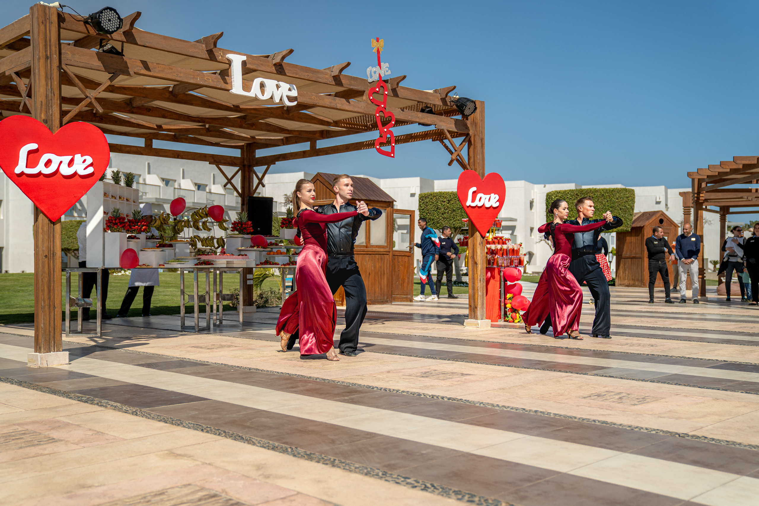 День Святого Валентина в отеле SUNRISE Crystal Bay Resort -Grand Select-. Egypt. Фото и видео съёмка на заказ. VAU Studia. Москва