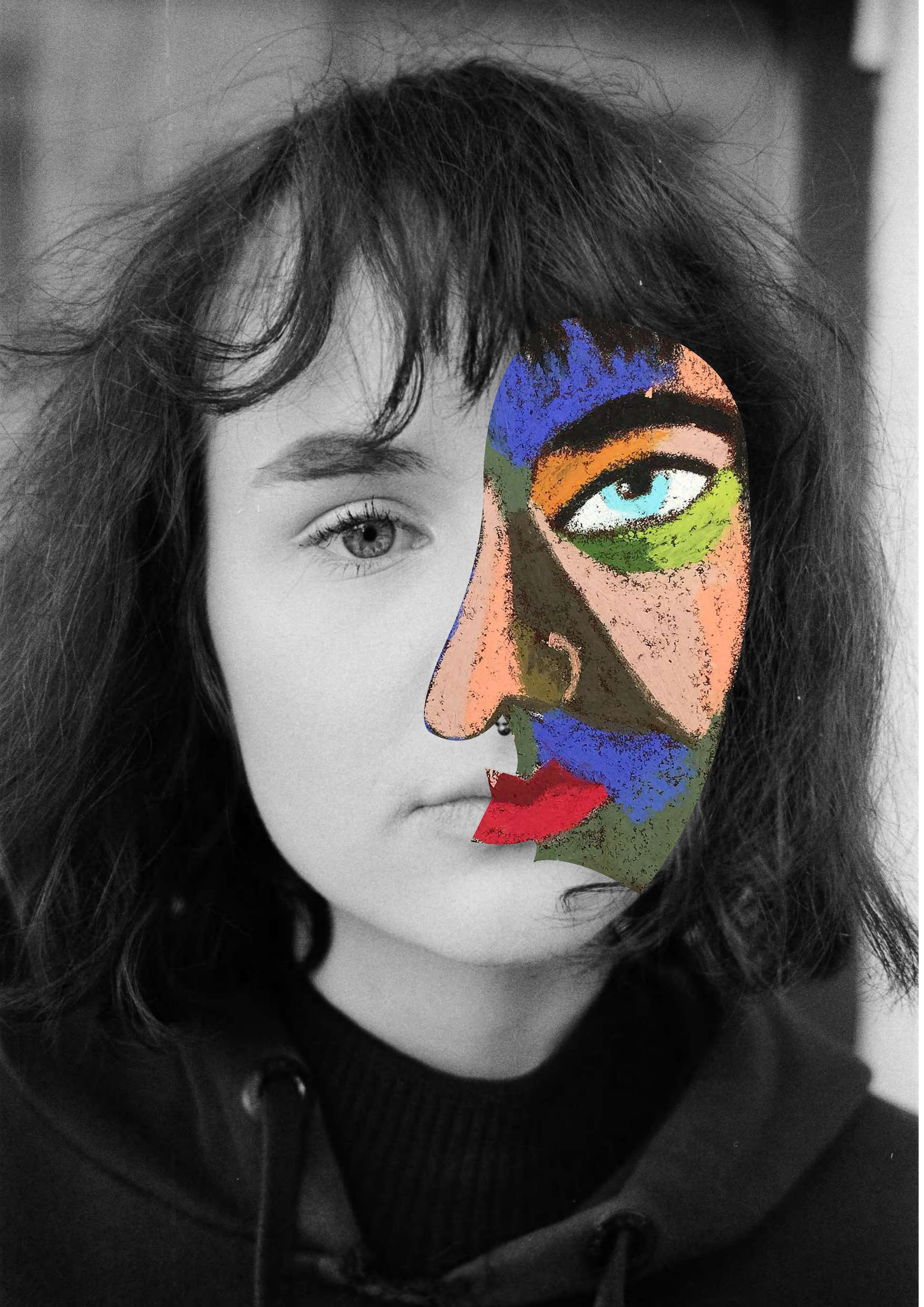 The first comer. Artist Maria Ansh