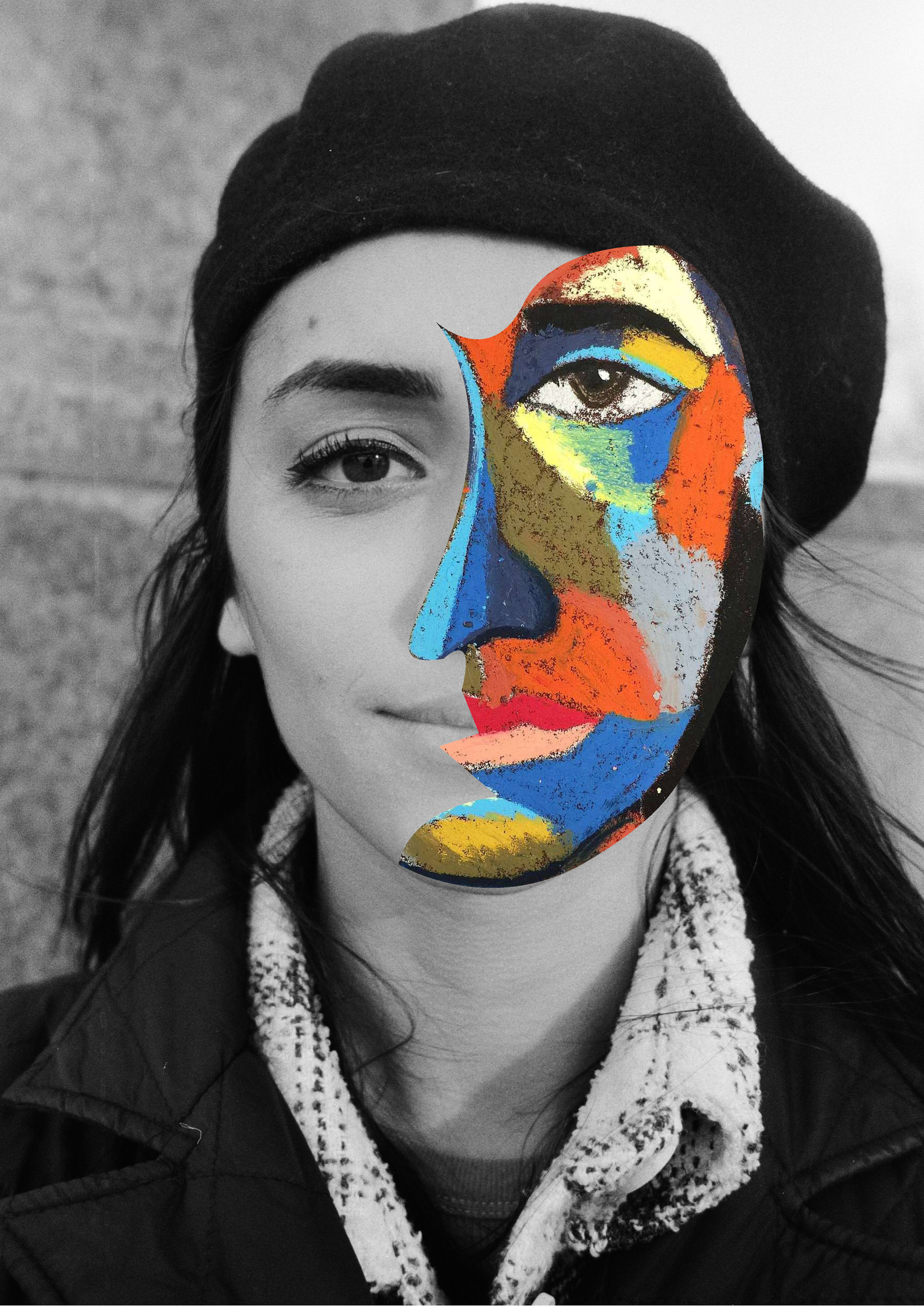 The first comer. Artist Maria Ansh