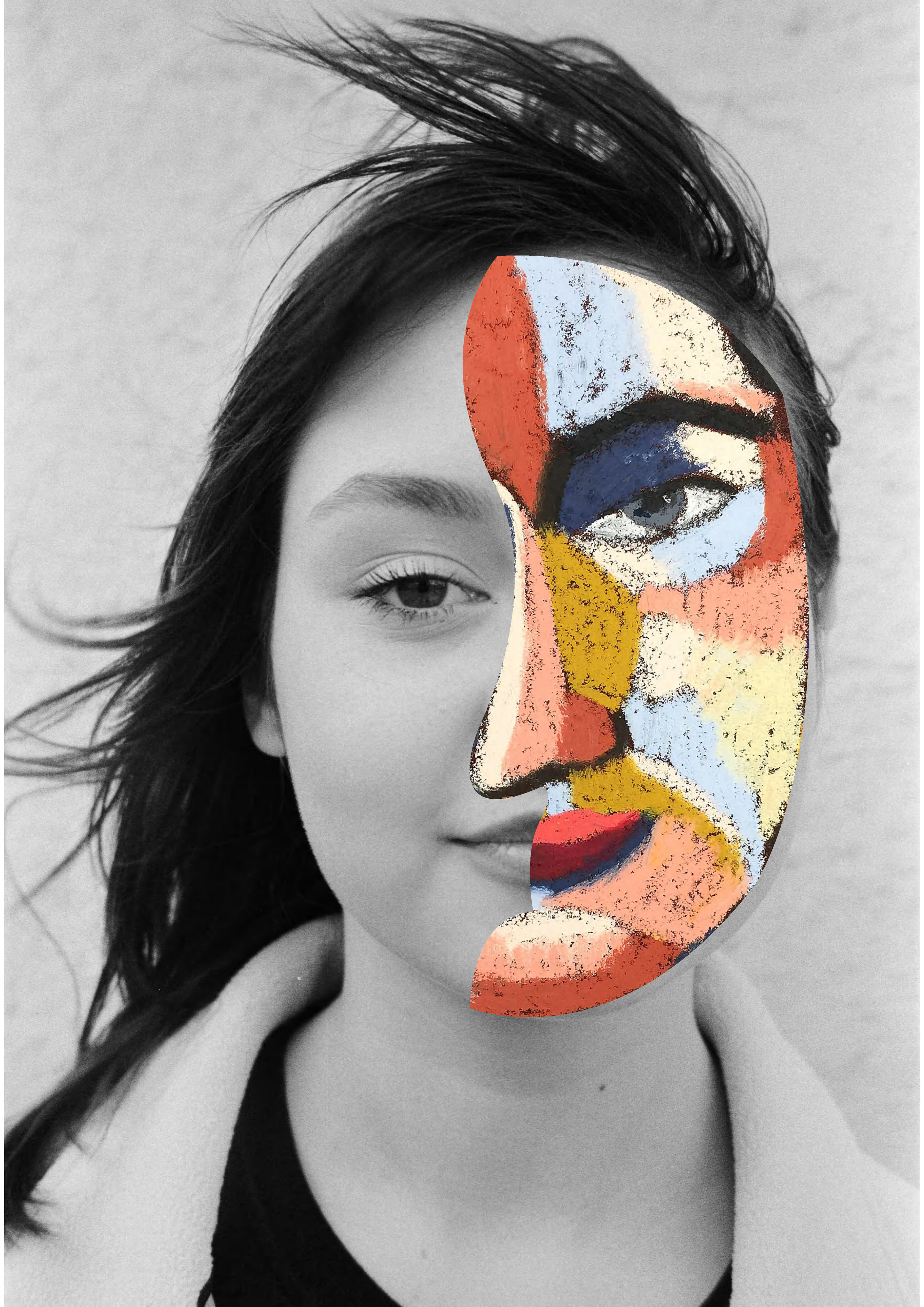 The first comer. Artist Maria Ansh