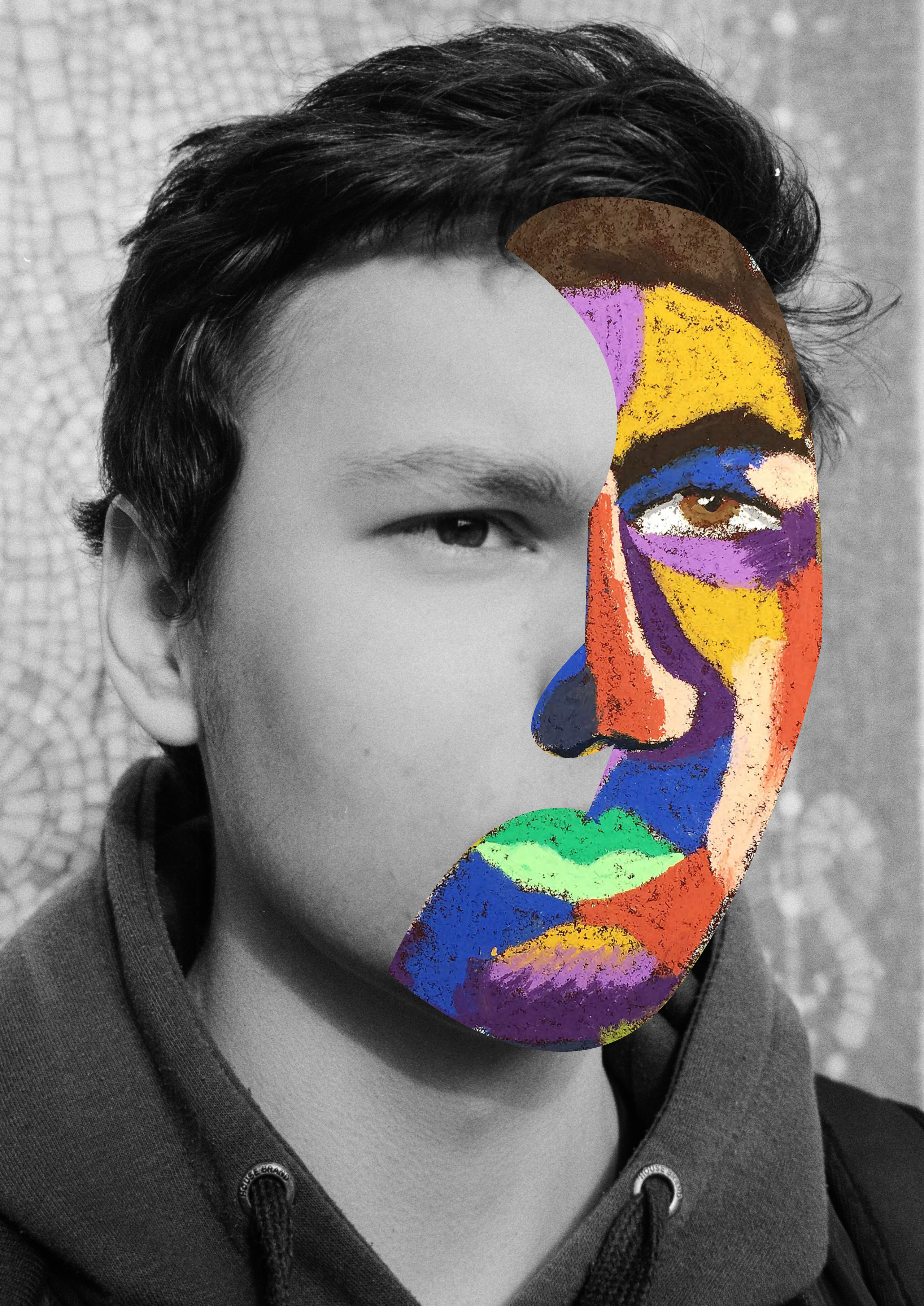 The first comer. Artist Maria Ansh