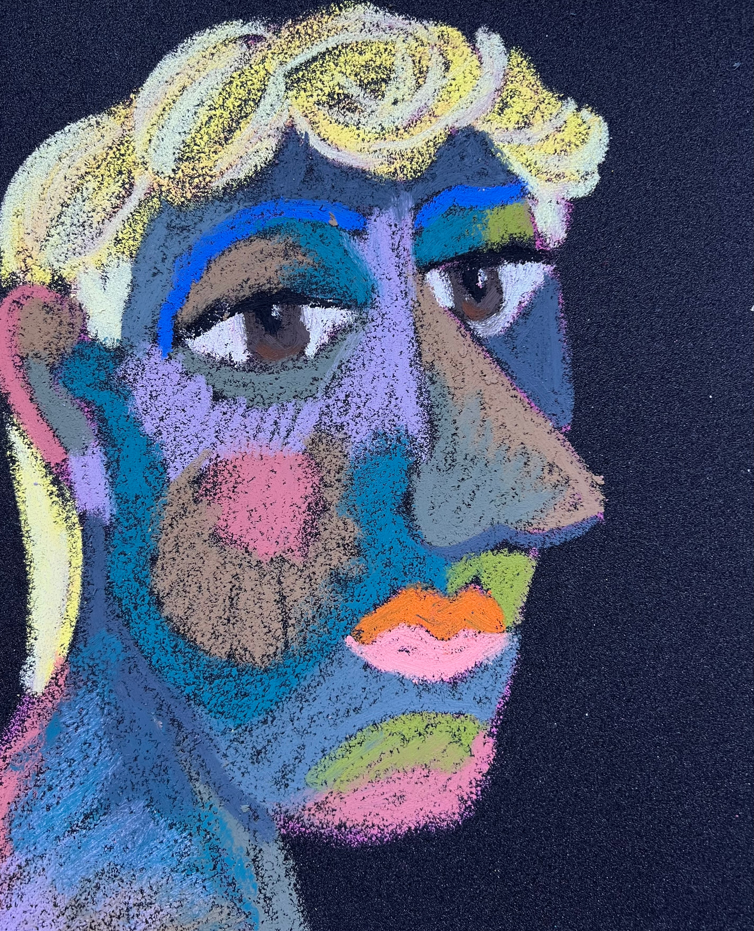 Title: Naive LifeMaterial: Oil pastel, paperSize: 28 x 23 cm