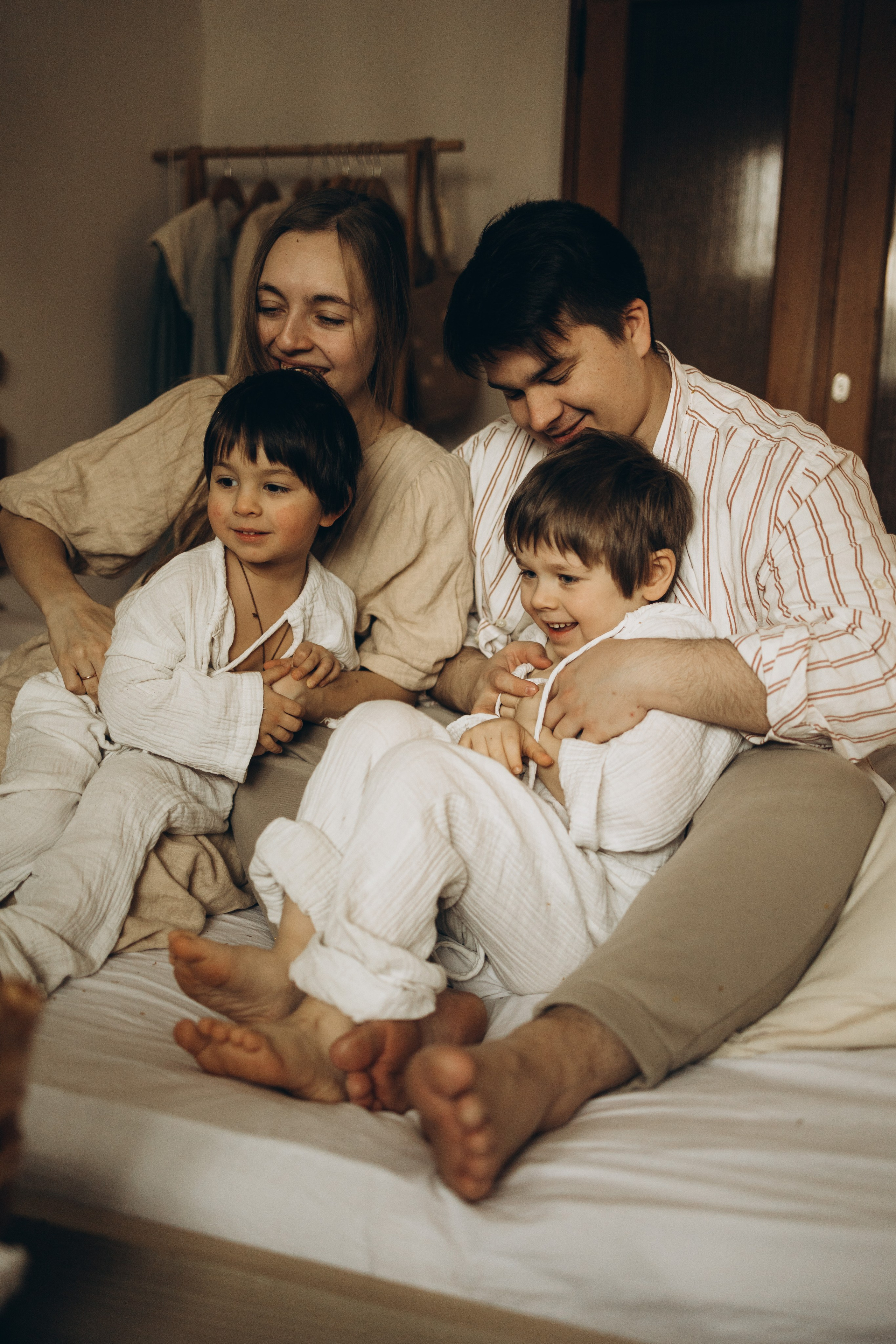 Оля, Саша, Елисей и Демид. Семейный фотограф в Москве Виктория Ястребинская