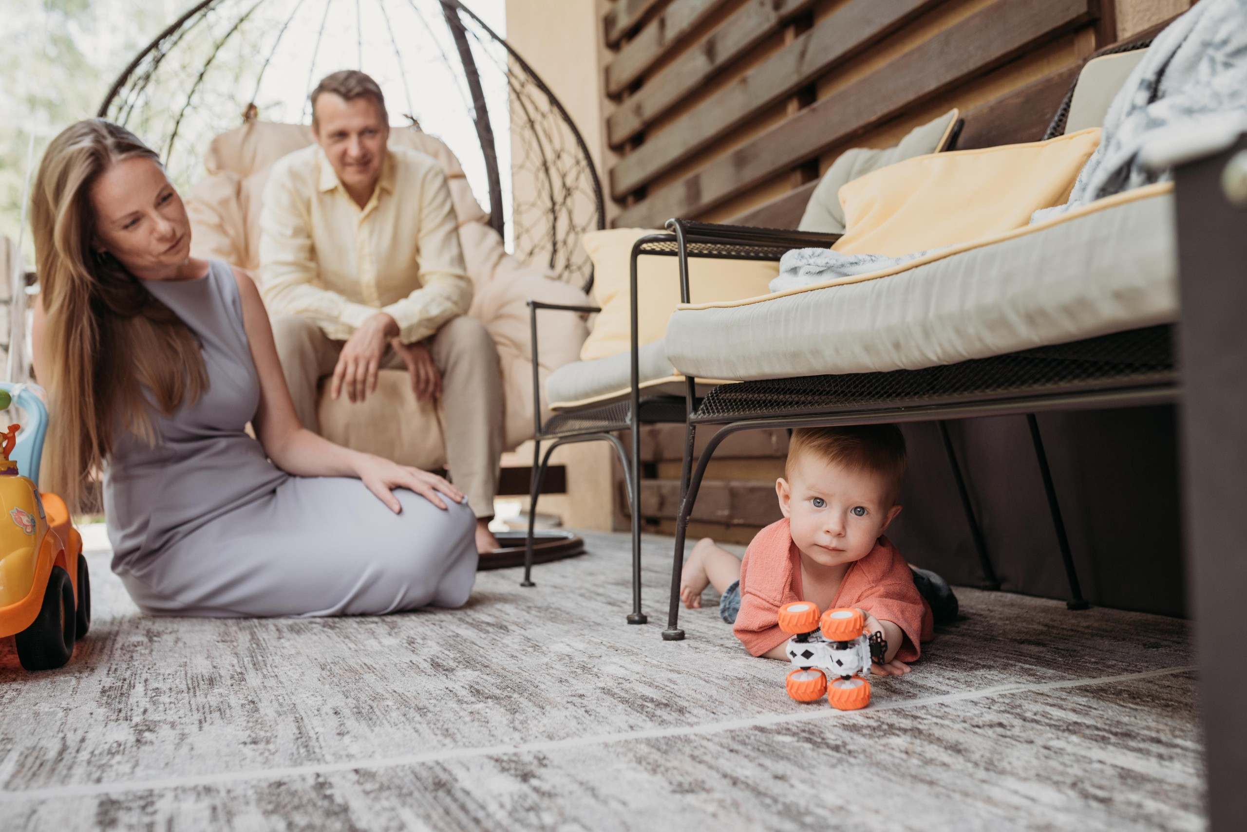 Лев, 1 годик (домашняя фотосессия). Фотограф новорожденных в Екатеринбурге Лена Ильина