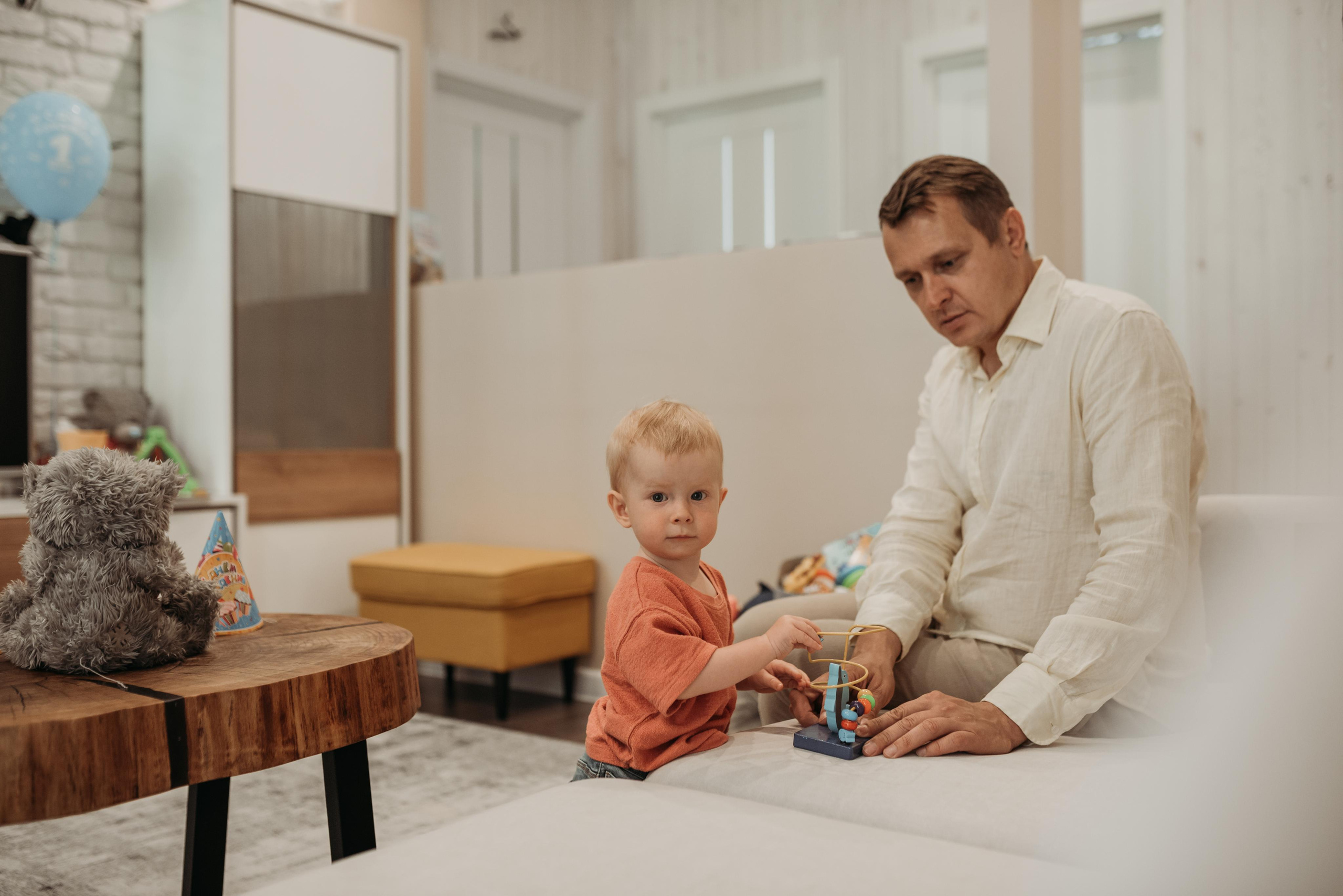 Лев, 1 годик (домашняя фотосессия). Фотограф новорожденных в Екатеринбурге Лена Ильина