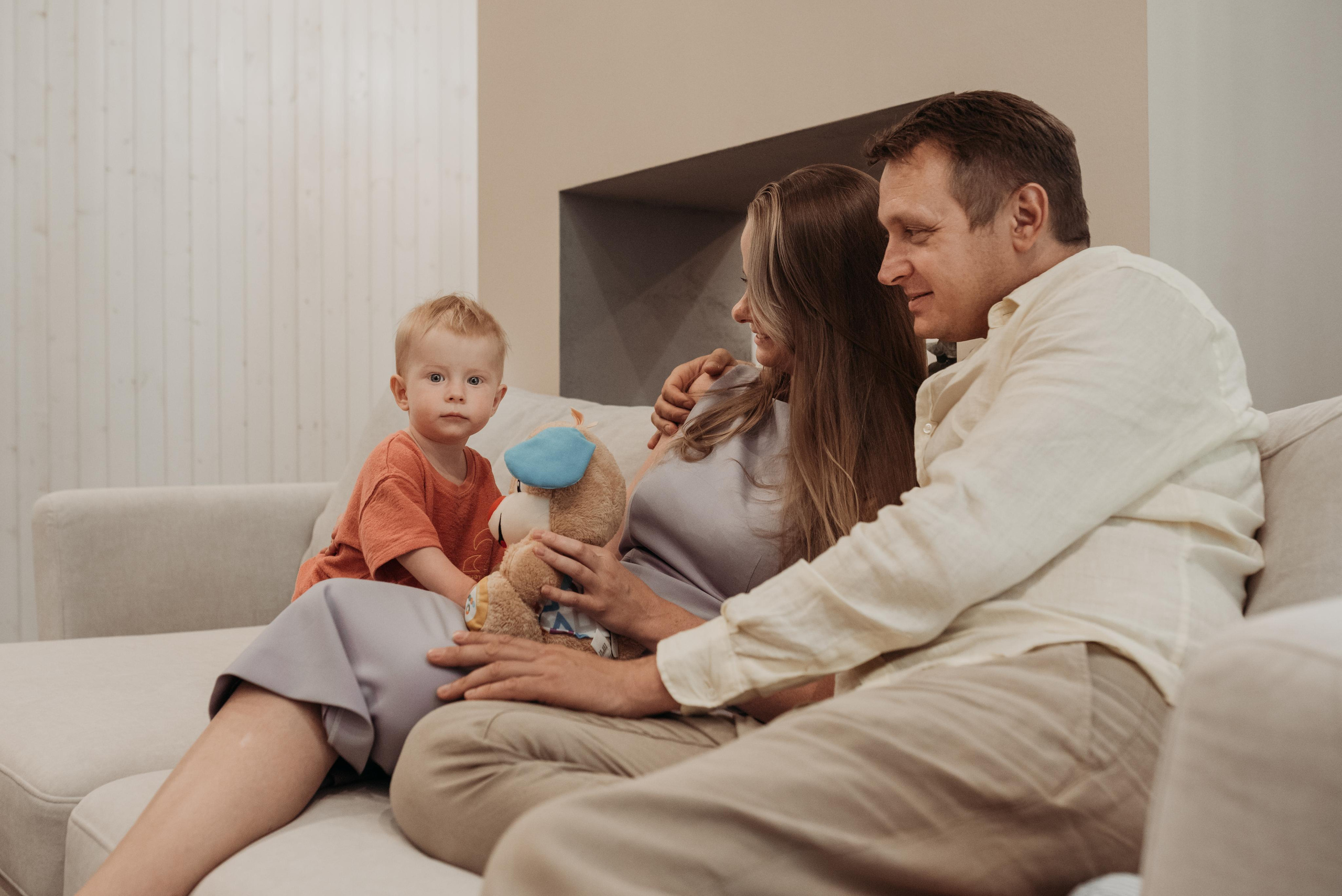 Лев, 1 годик (домашняя фотосессия). Фотограф новорожденных в Екатеринбурге Лена Ильина