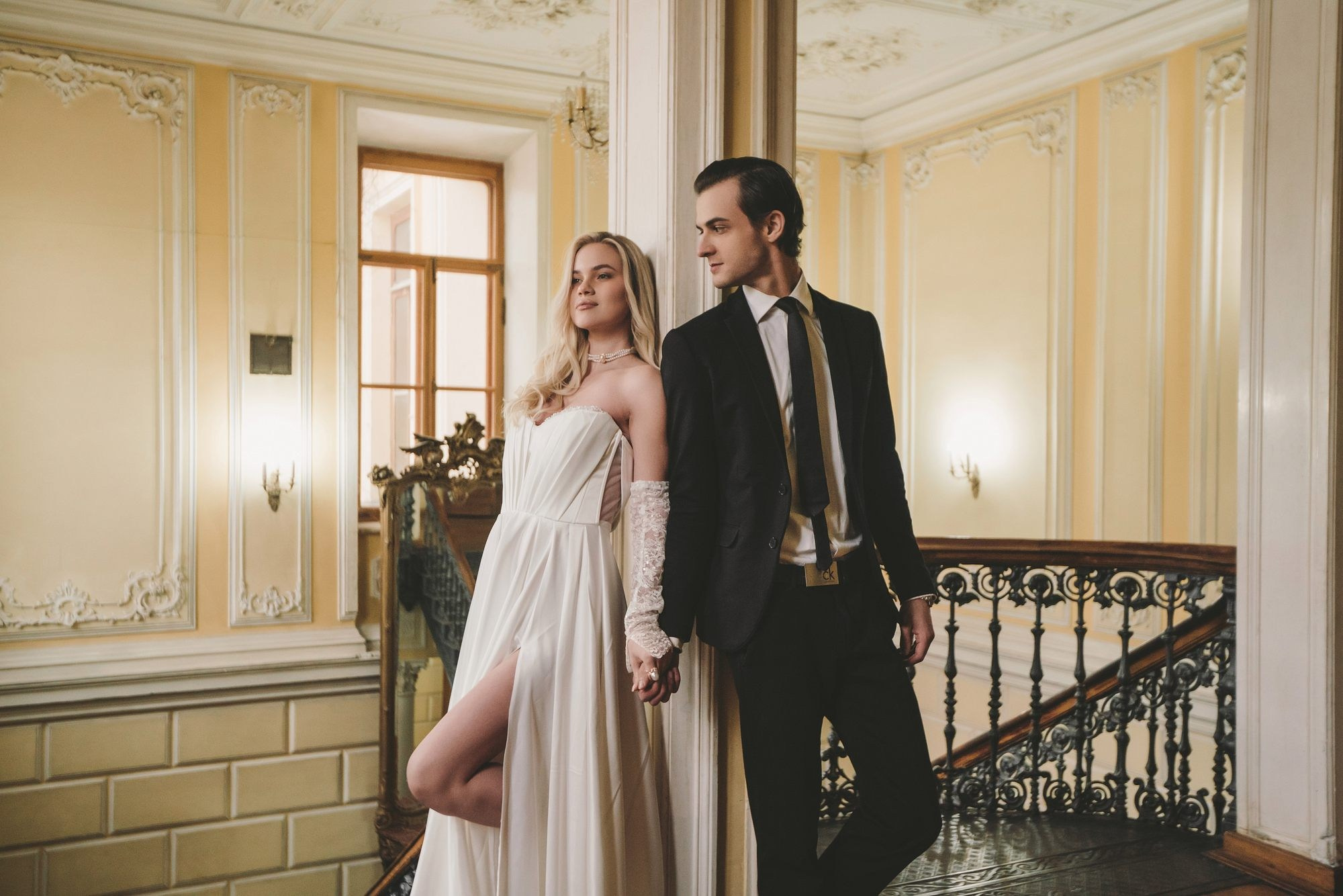 Свадебная фотосессия в Пушкинской библиотеке. Сергей Гладков свадебный фотограф в Москве