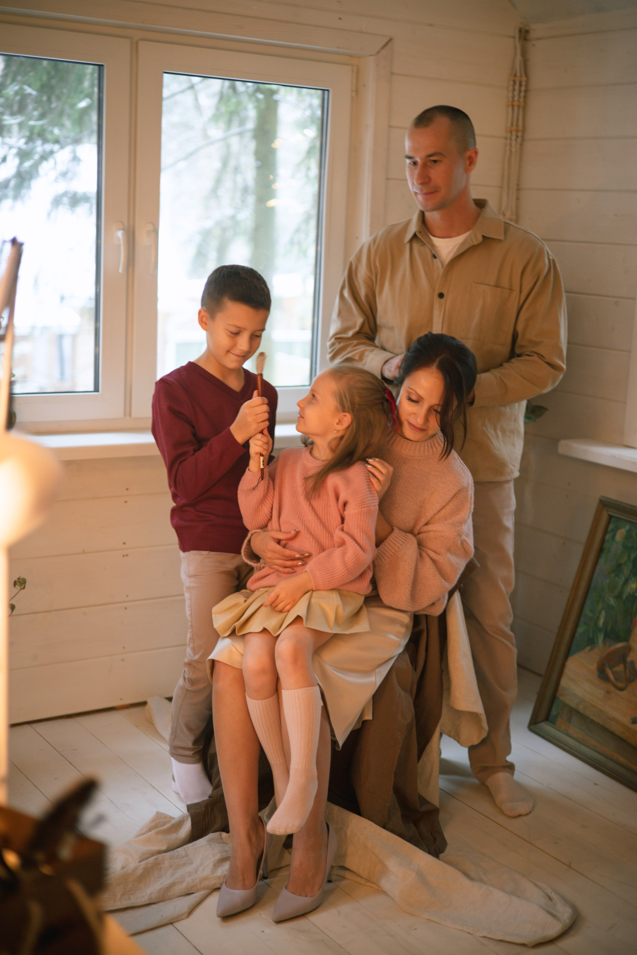 Ксения, Никита, Артём и Ева. Семейный фотограф Москва, Раменское, Егорьевск Наталья Сидоренкова