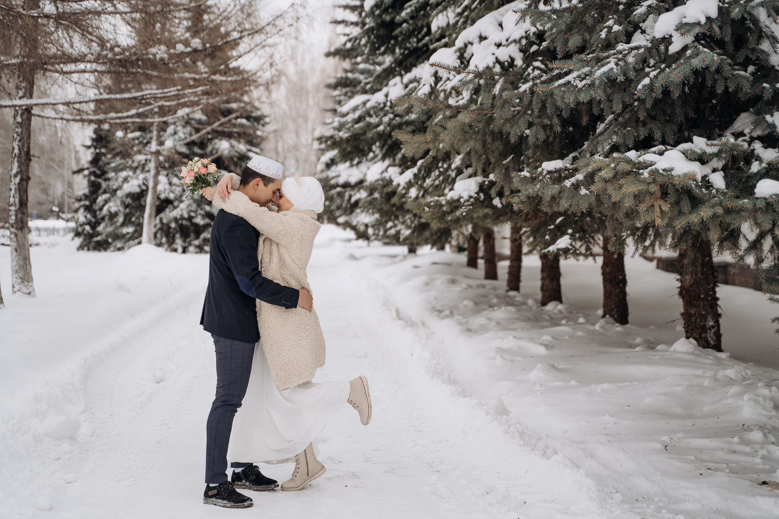 Ильнар и Аделя. Свадебный семейный фотограф Ксения Божко Уфа Раевка никах в Нарыстау