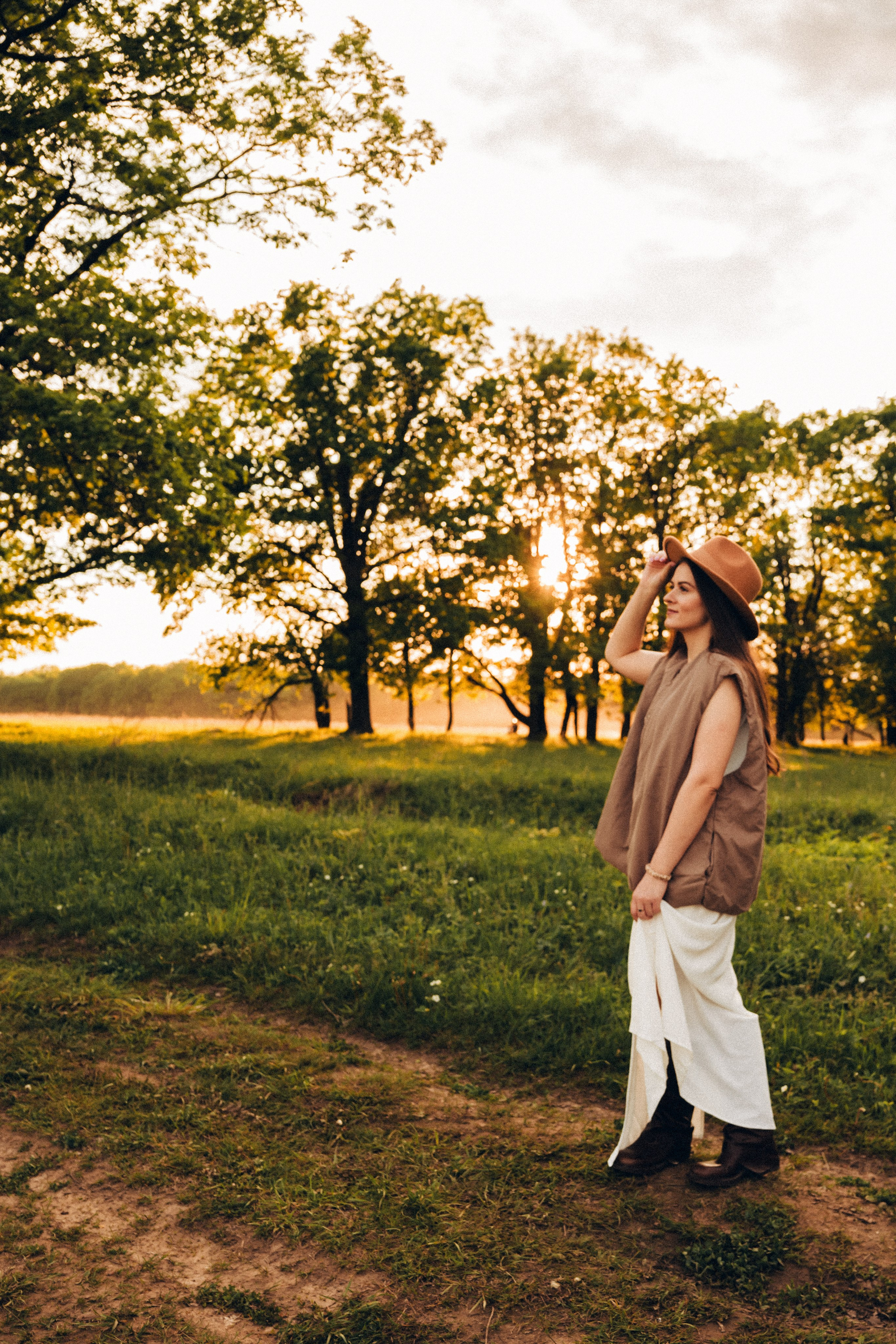 Семейная съемка на закате