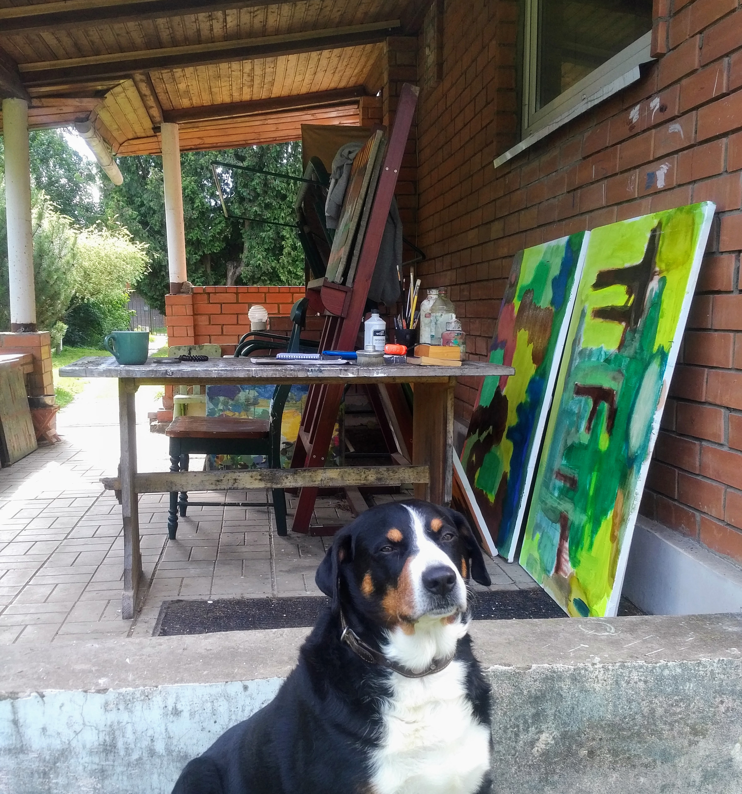 In my studio. Художник Артем Диатян искусство Москва