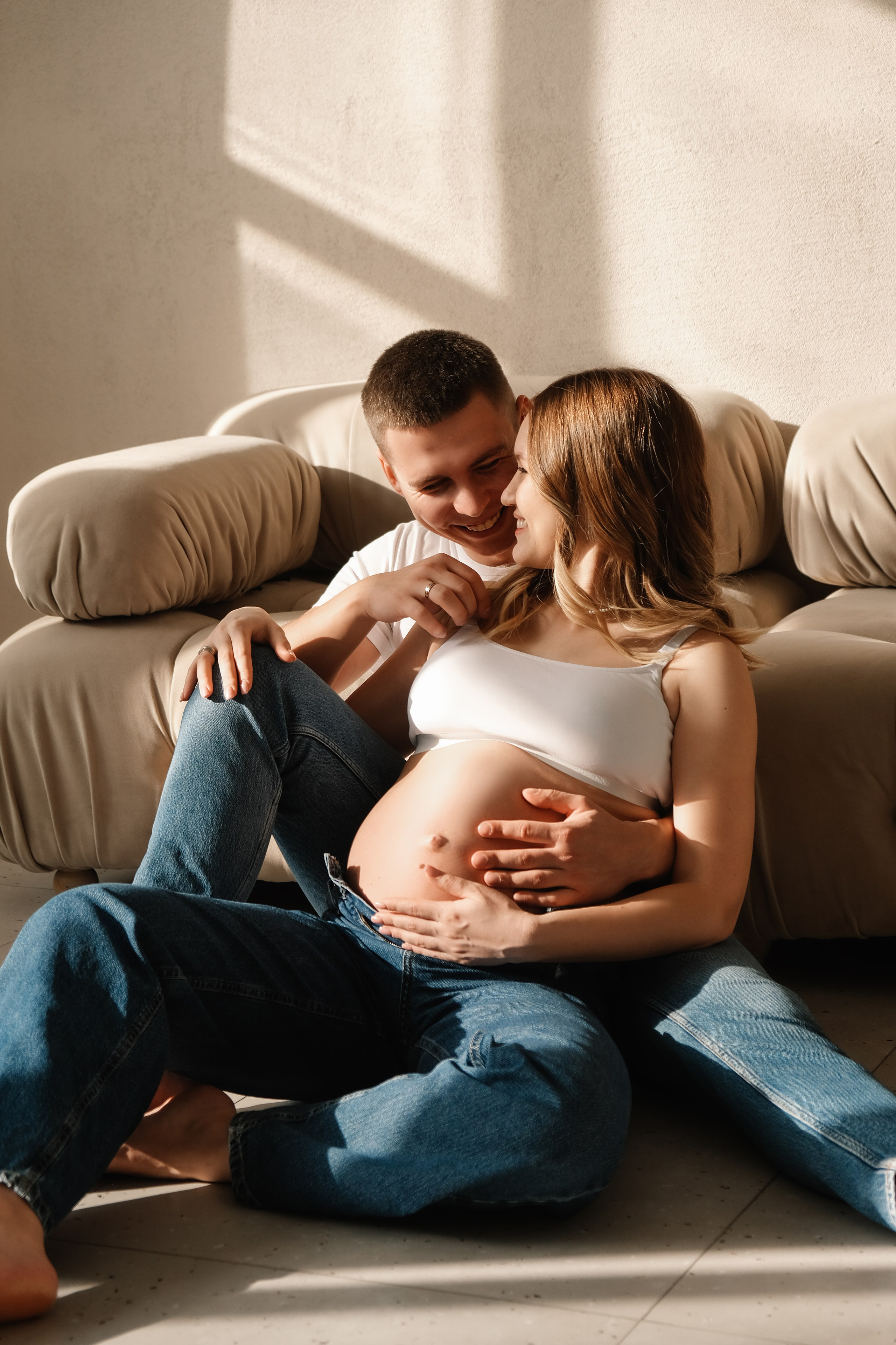 Леся и Дима. Фотограф беременности и Newborn в Екатеринбурге Марина Добровольская