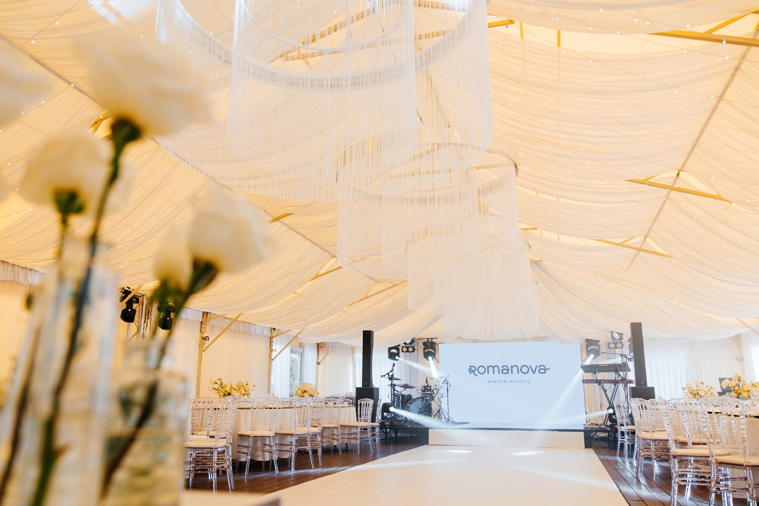 Красивая свадьба в классическом стиле. Организатор Романова Любовь