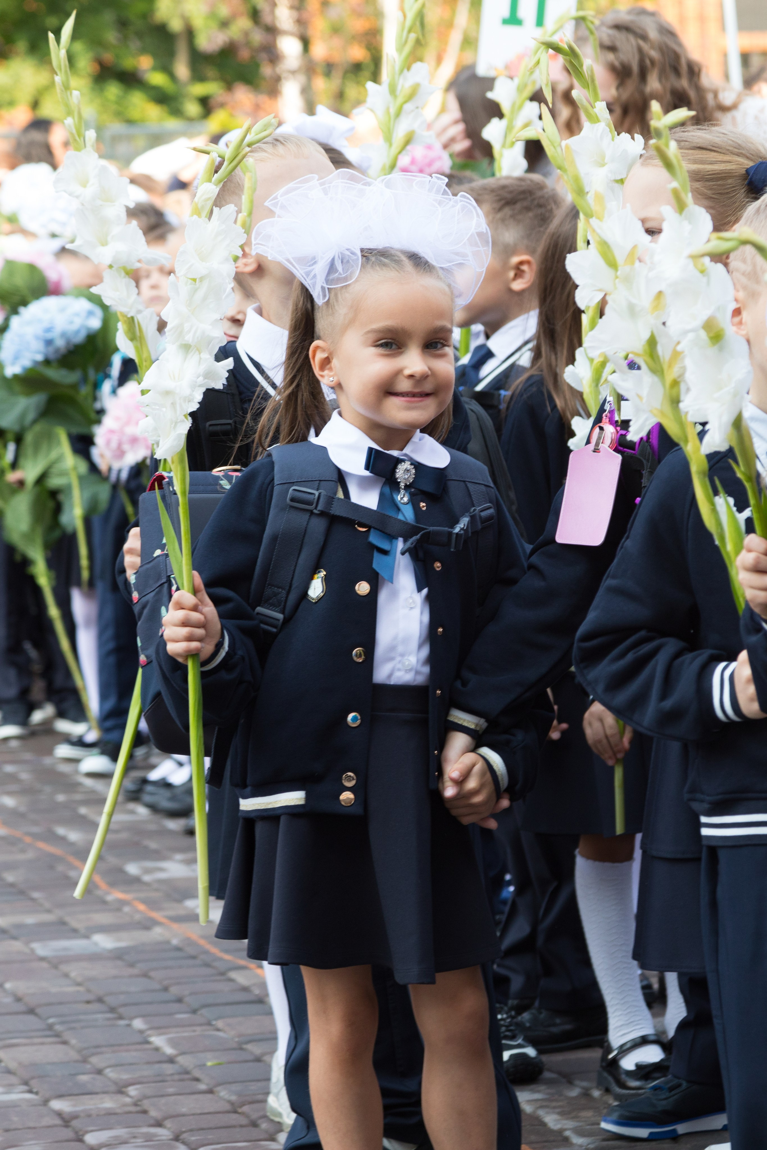 Линейка первоклассников. Детский и контент фотограф Надя Волкова Санкт-Петербург