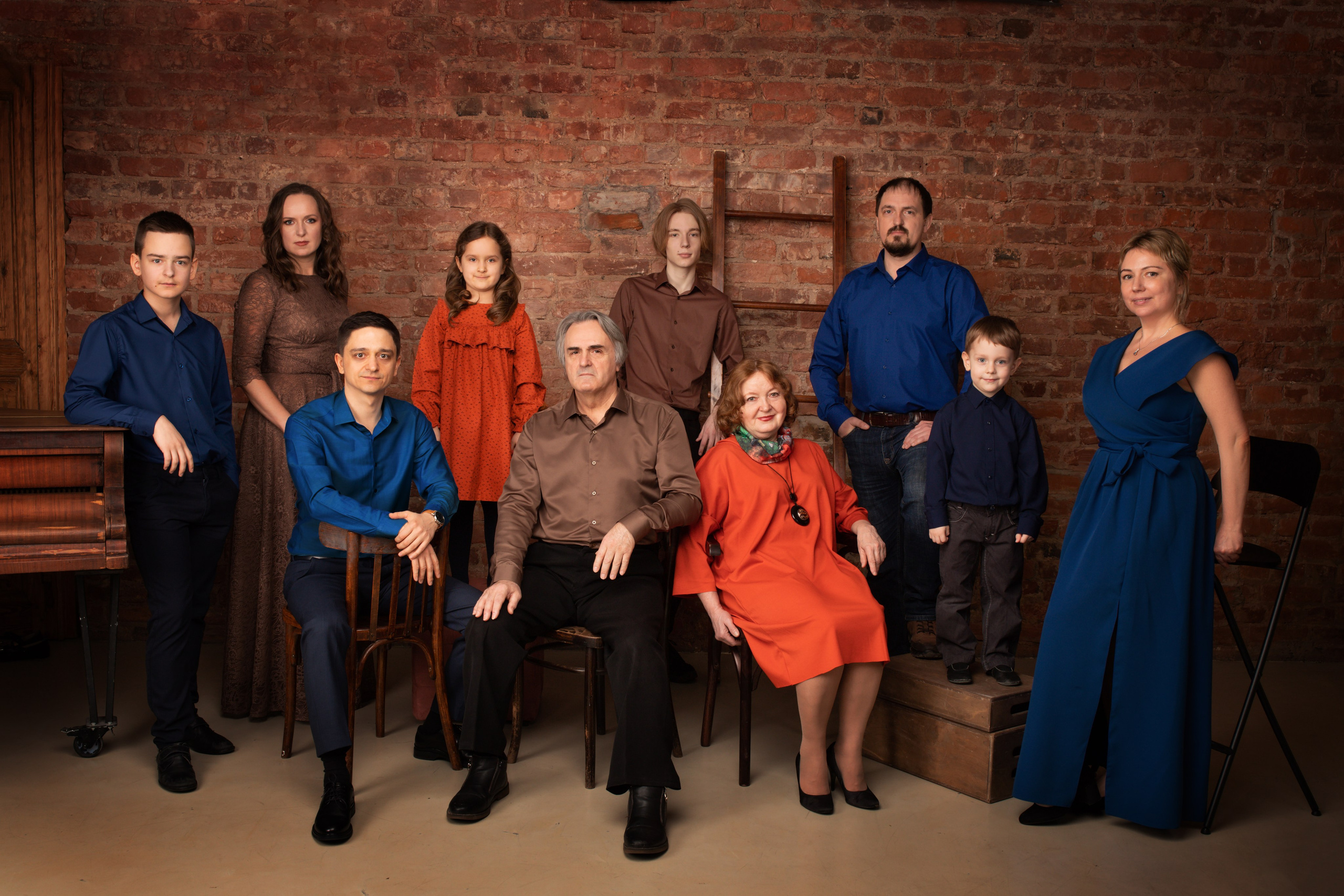 Большая семья. Фотограф Санкт-Петербург Елена Мухина