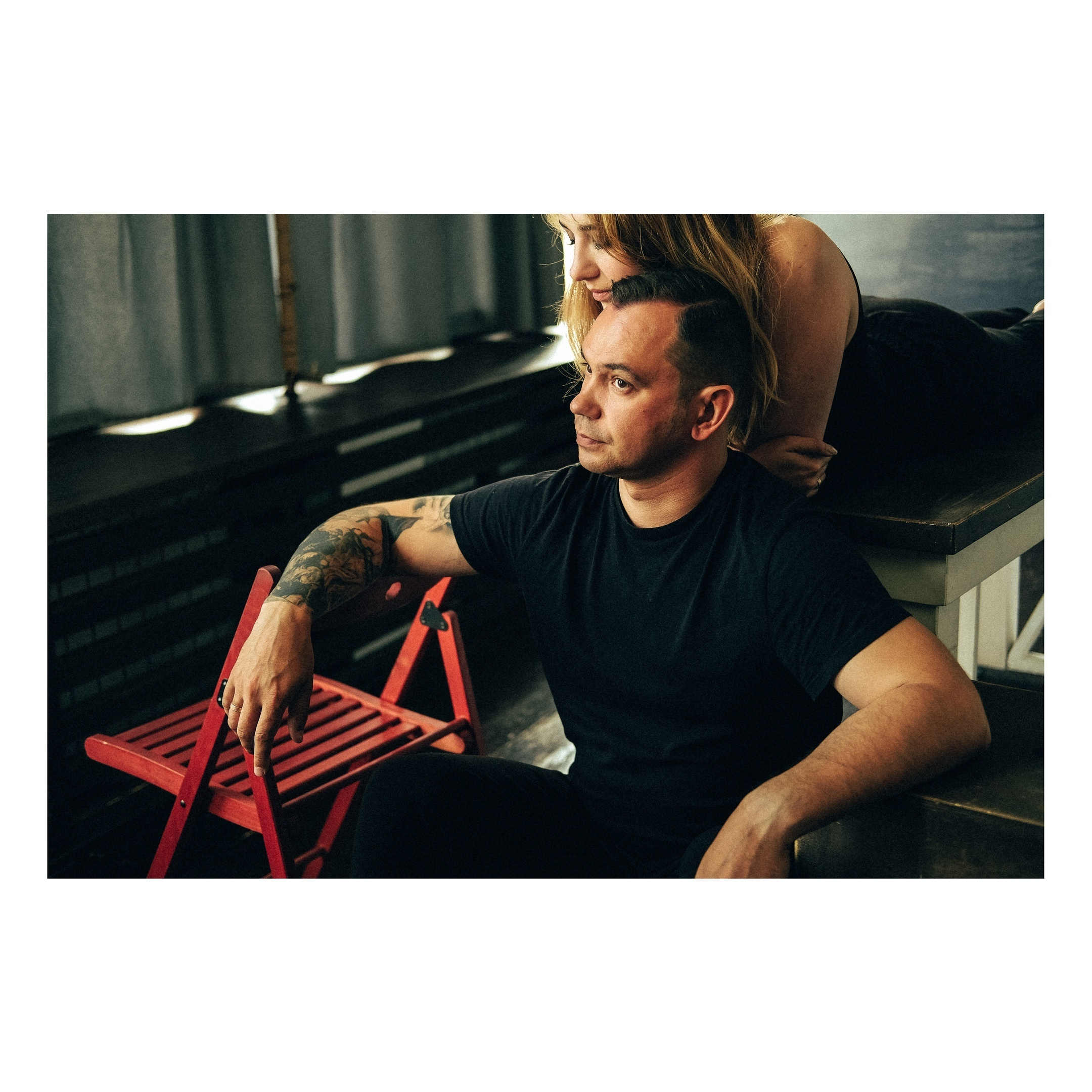 Парный портрет в студии. Свадебный и семейный фотограф Барнаул Рубцовск Бийск Алтайский край