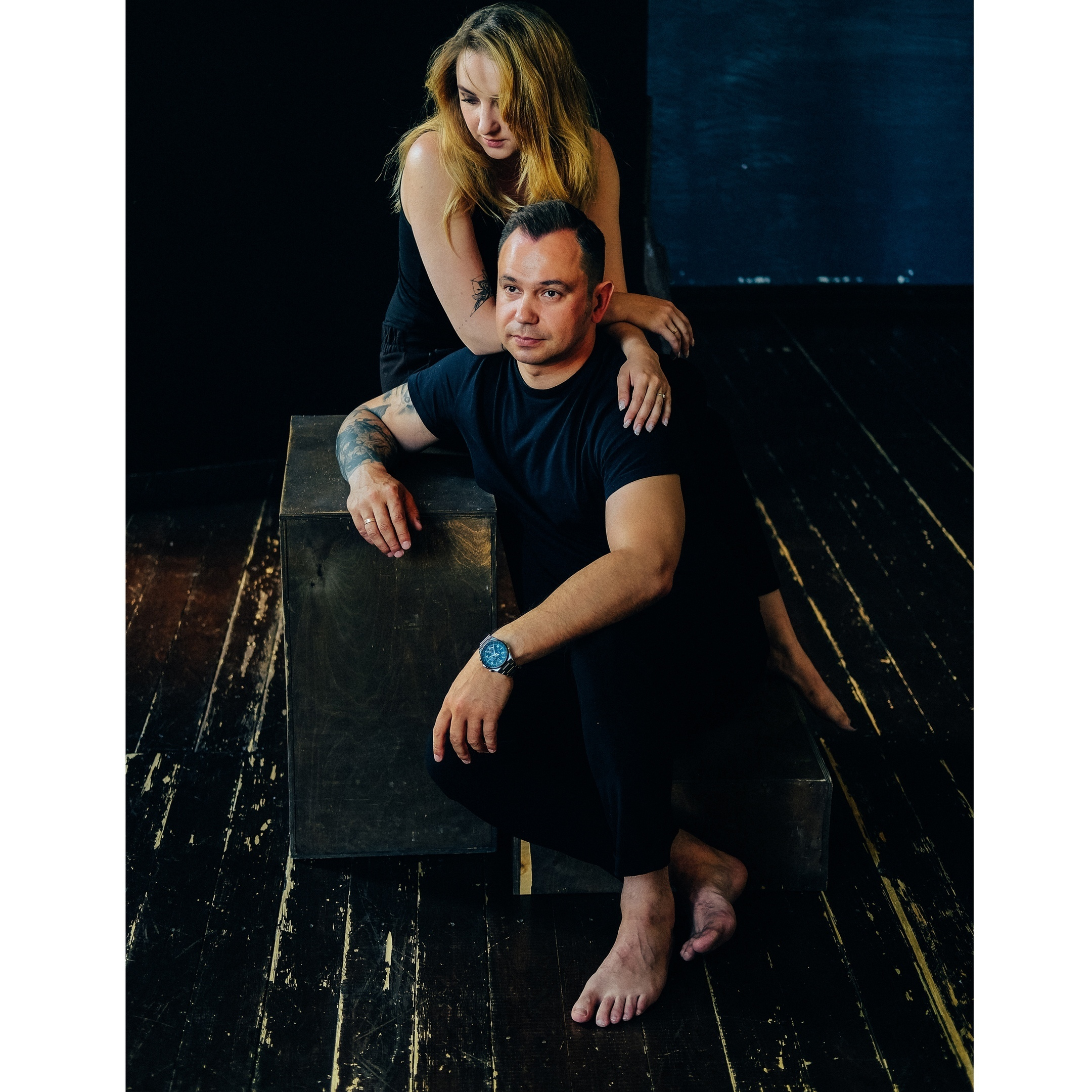 Парный портрет в студии. Свадебный и семейный фотограф Барнаул Рубцовск Бийск Алтайский край