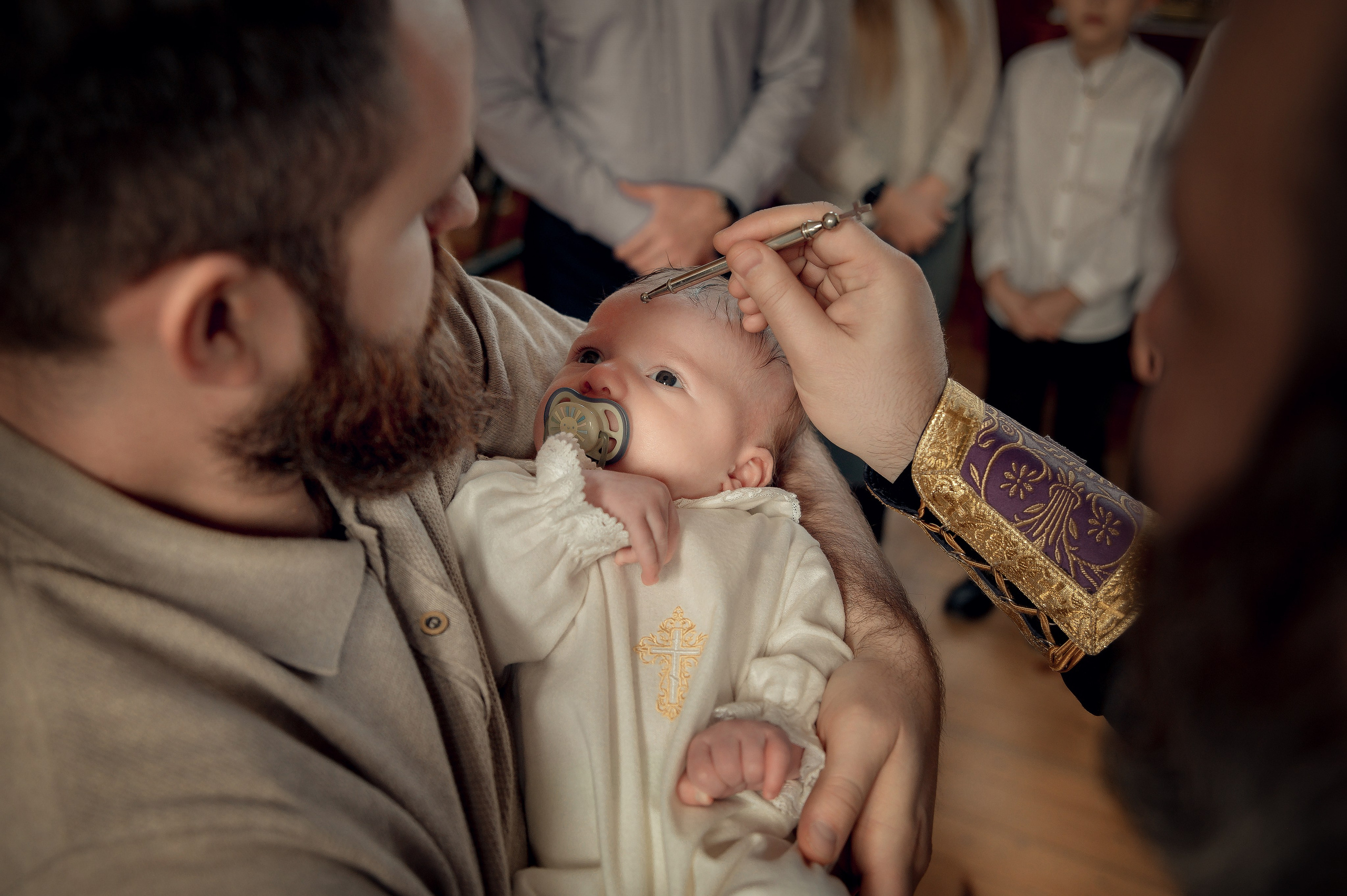 Таинство Крещения Александра. Храм Николая Чудотворца г. Краснослободск. Церковный, семейный и репортажный фотограф Волгоград, Волжский