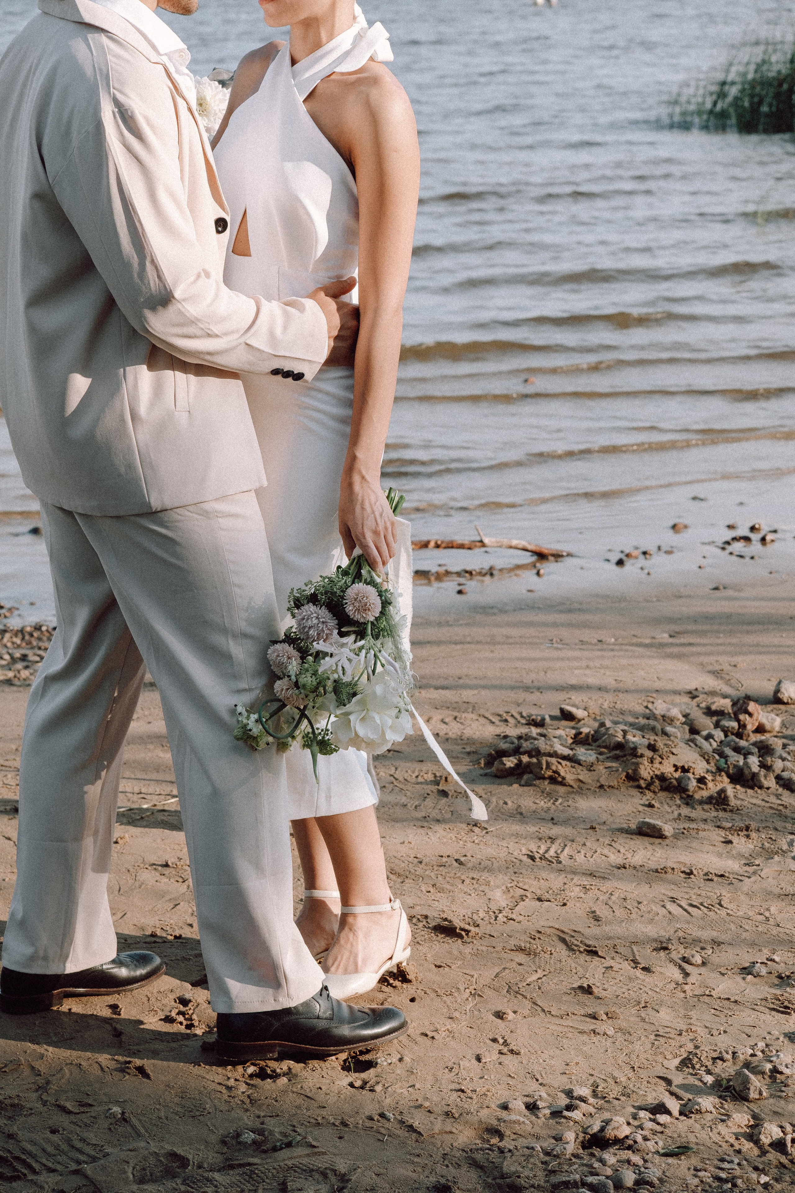 СВАДЕБНАЯ ФОТОСЕССИЯ ВЫЕЗДНОЙ ЦЕРЕМОНИИ (ФИНСКИЙ ЗАЛИВ). Профессиональный фотограф, Санкт-Петербург — Виктория Богомолова