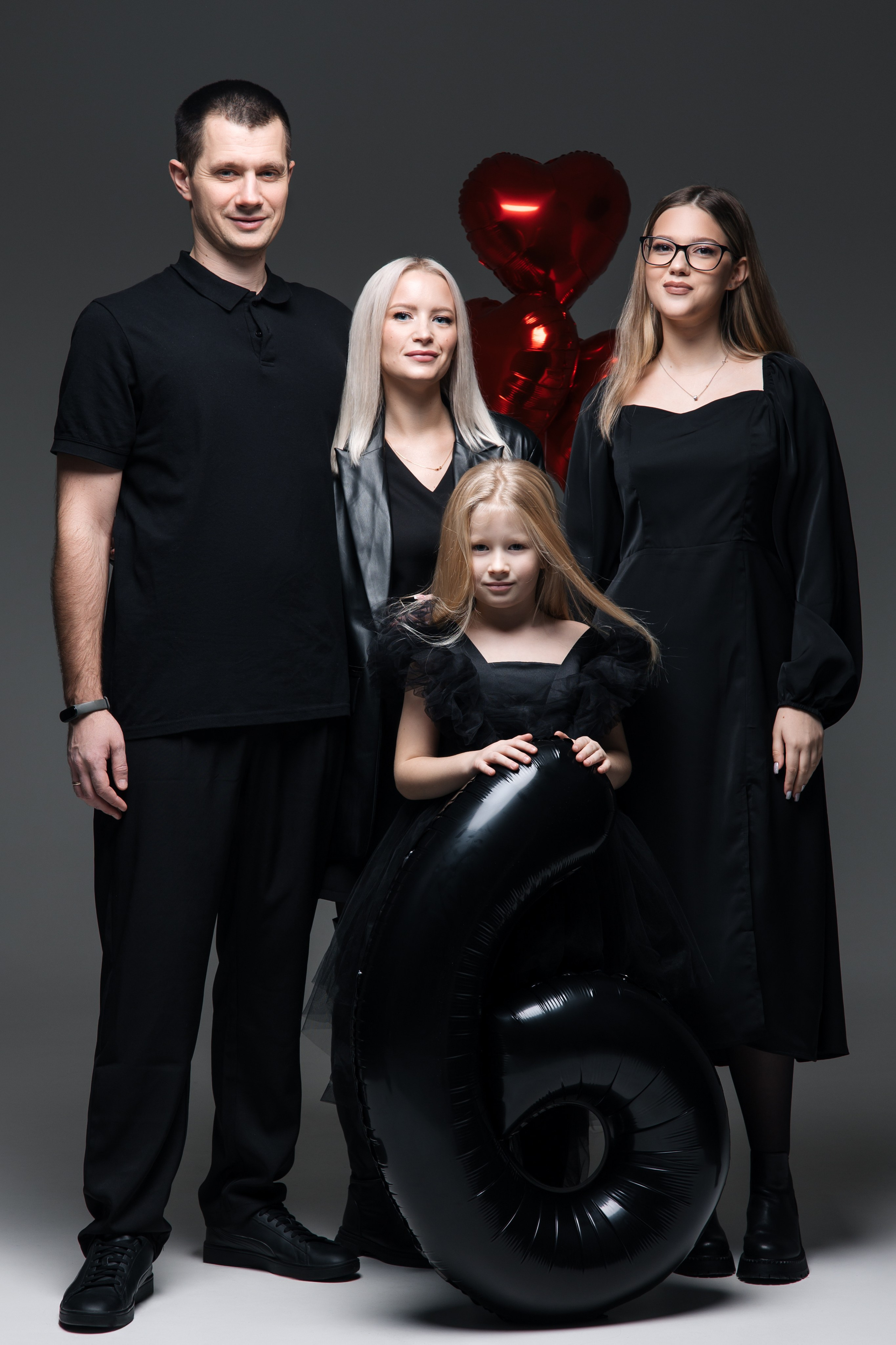 Семейная фотосессия к дню рождения