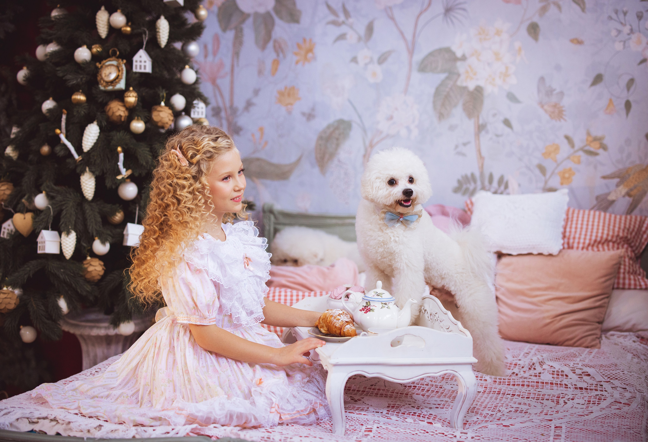 Новогодняя фотосессия в стиле Винтаж. Семейный и детский фотограф в Краснодаре Анна Трашкова
