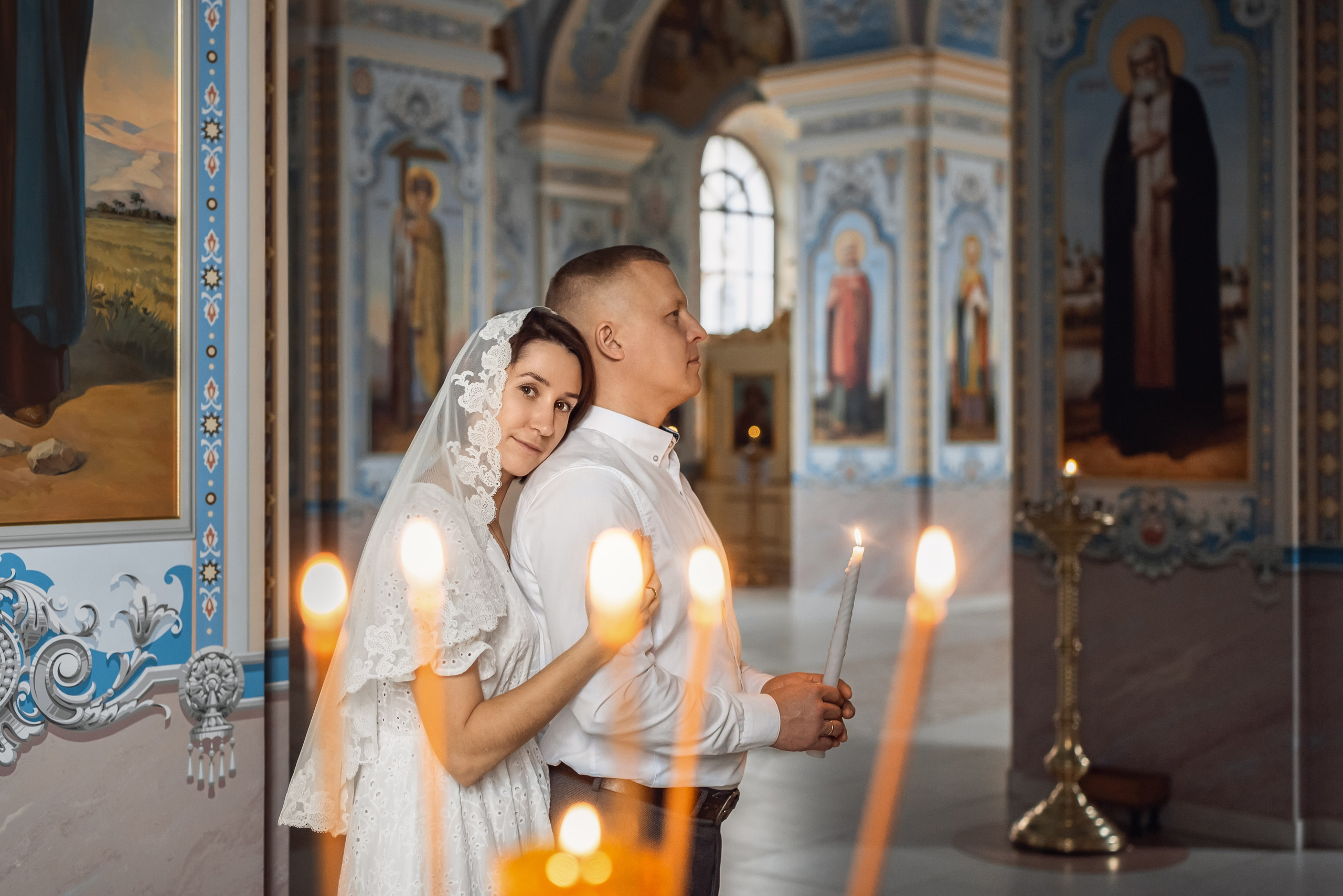Венчание. Храм Введения во храм Пресвятой Богородицы. Церковный фотограф на Таинство Крещения и Венчания в Оренбурге и Оренбургской области Екатерина Белкина