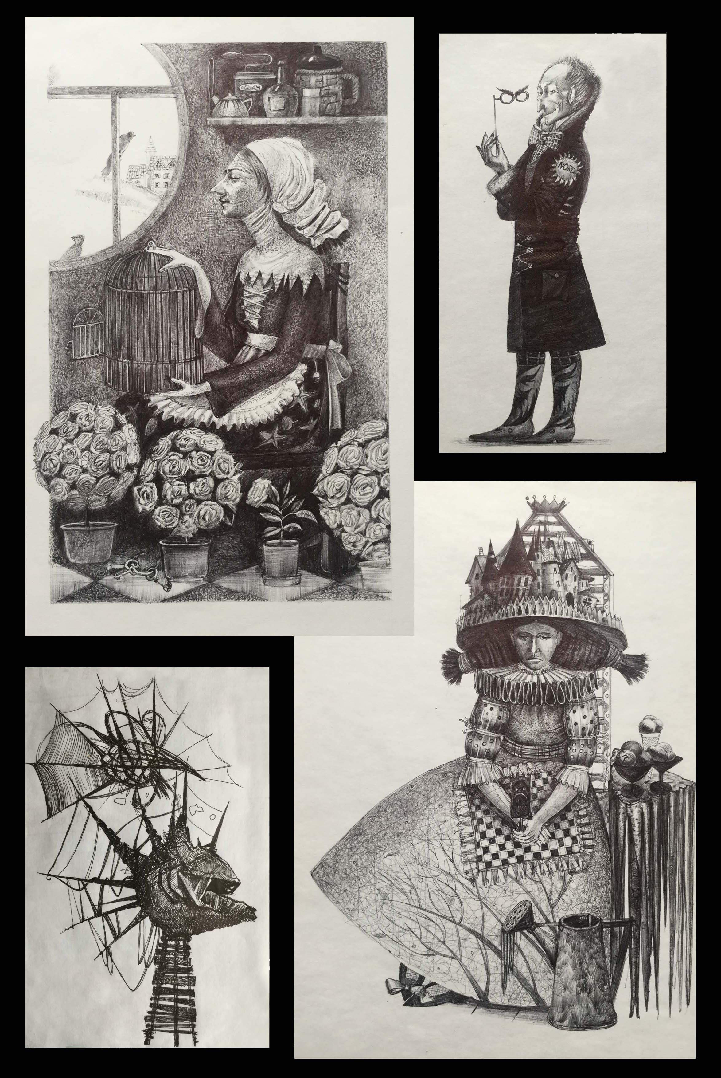 SKETCHBOOK. Munina Dina. Set design portfolio