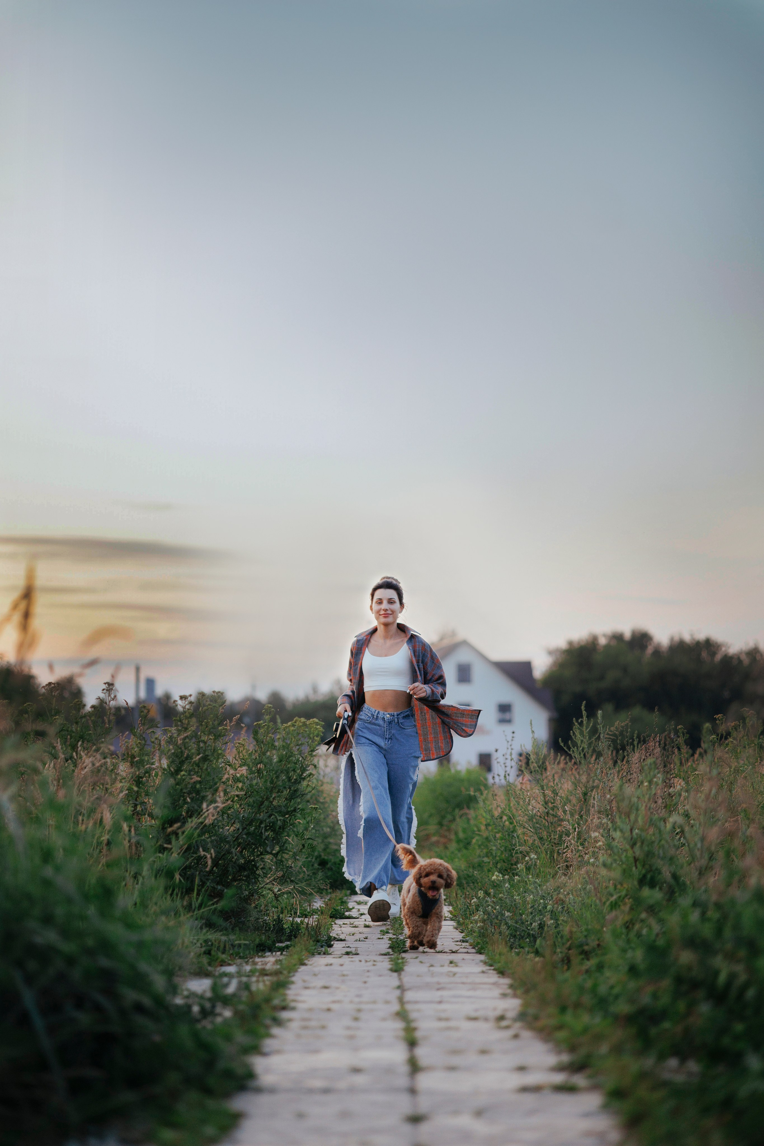 Съемка с собакой. Анастасия Белаш