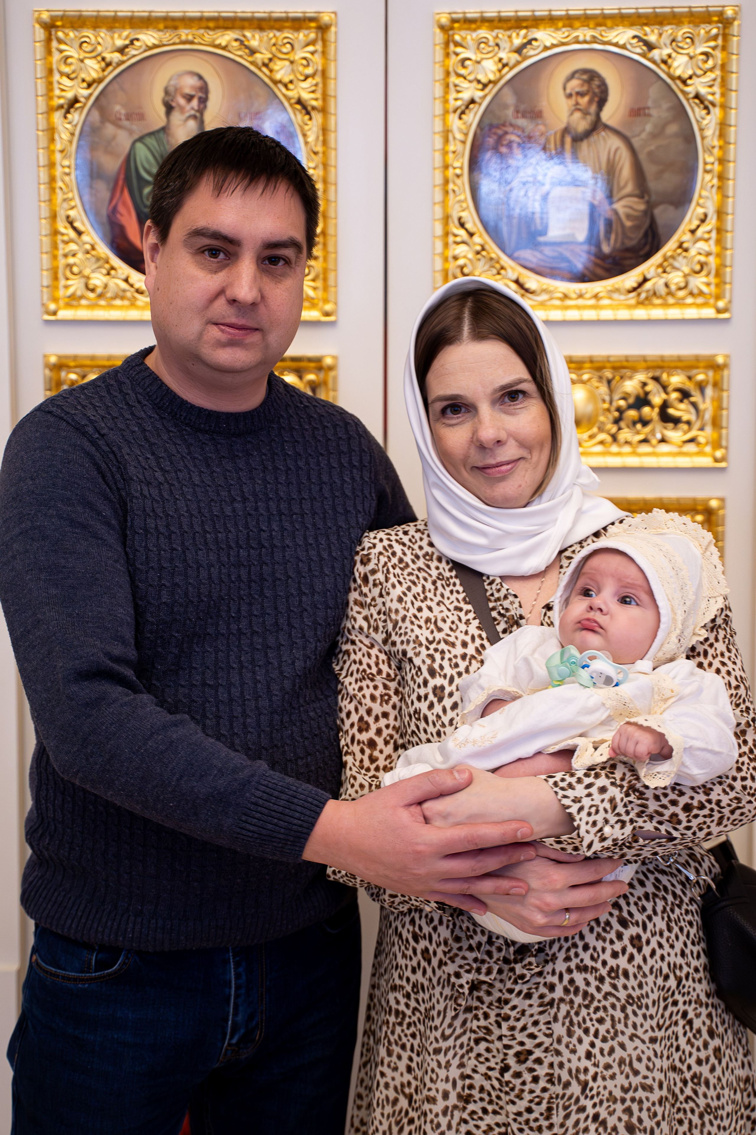 Двойное крещение. Фотограф на роды Москва Ольга Летучева