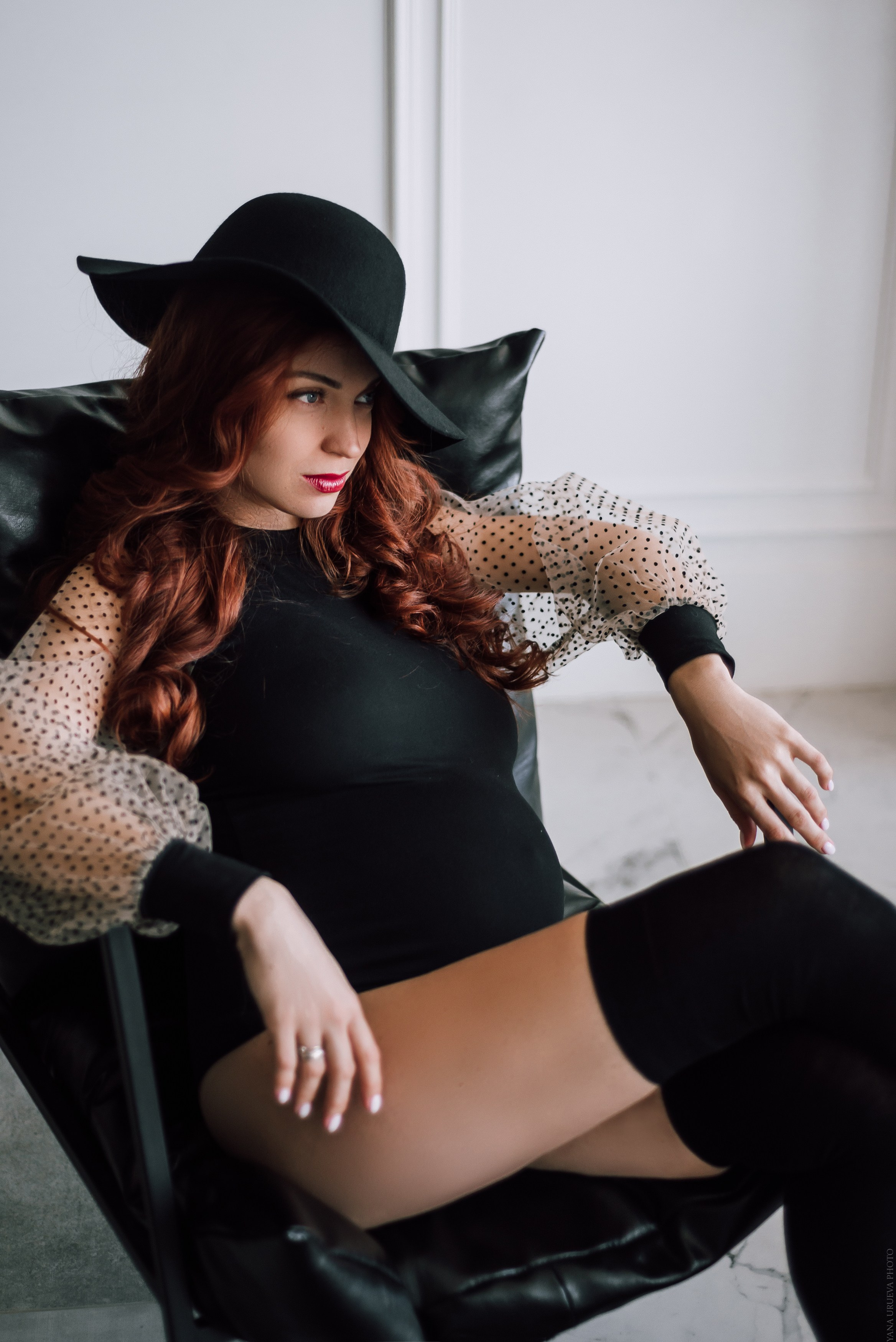 стильная беременная фотосессия