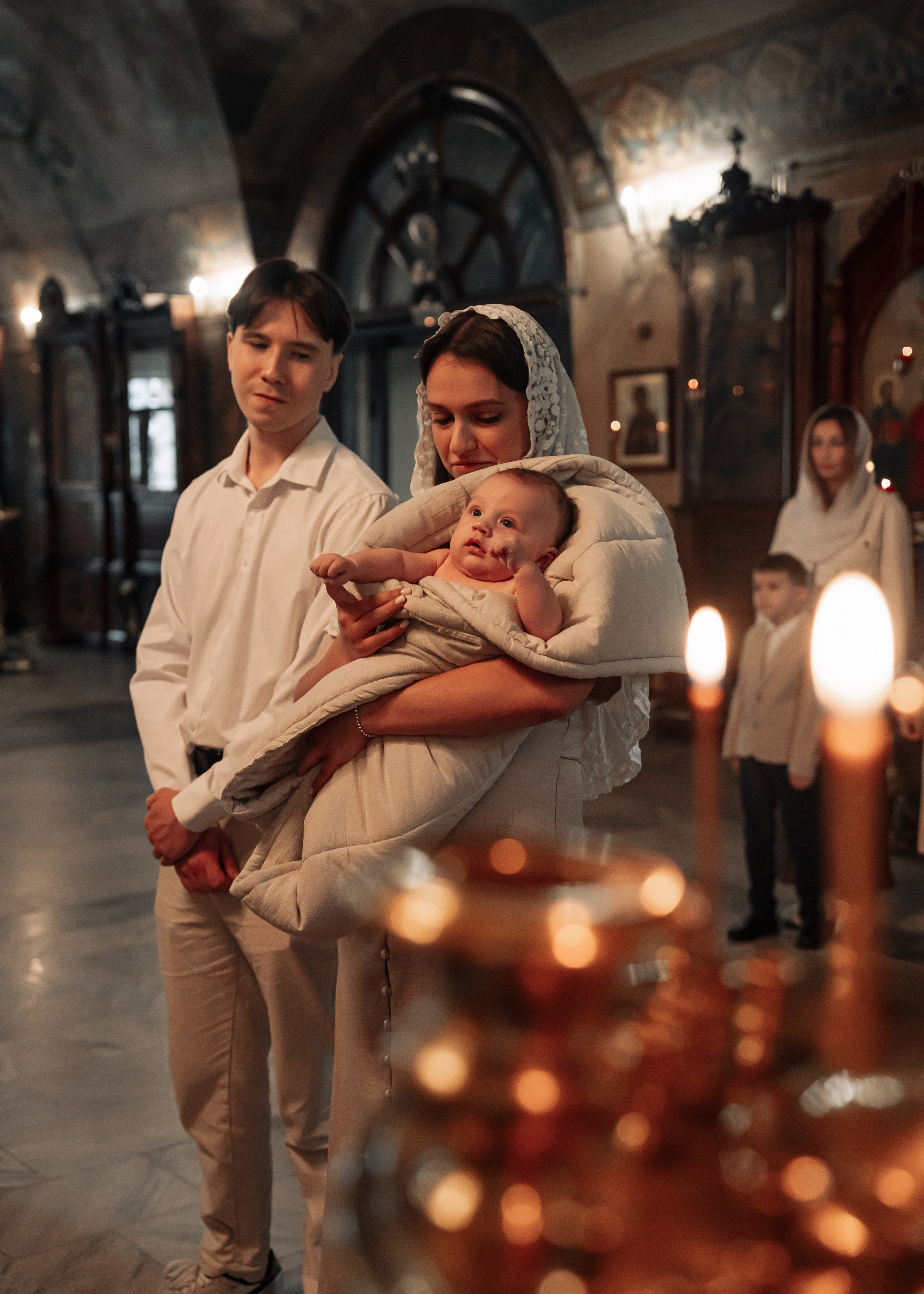 Таинство Крещения. Крамер Юлиана детский и семейный фотограф