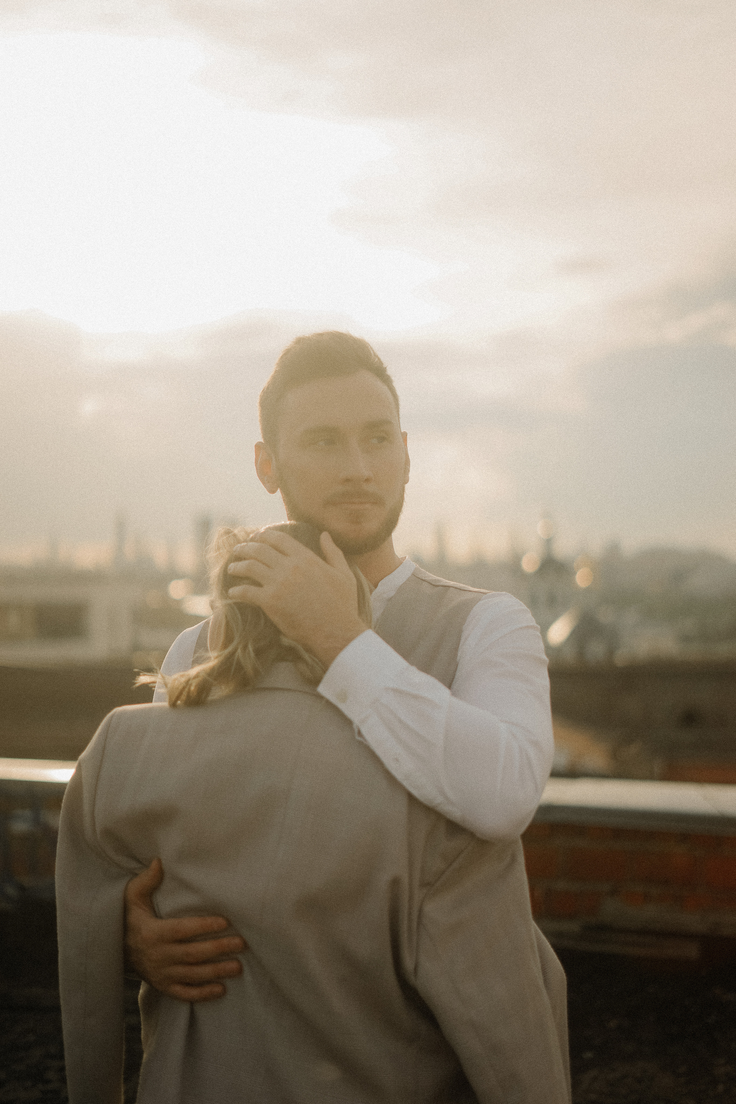 Злата и Илья. Крыша Москвы. Свадебный фотограф Марина Попова