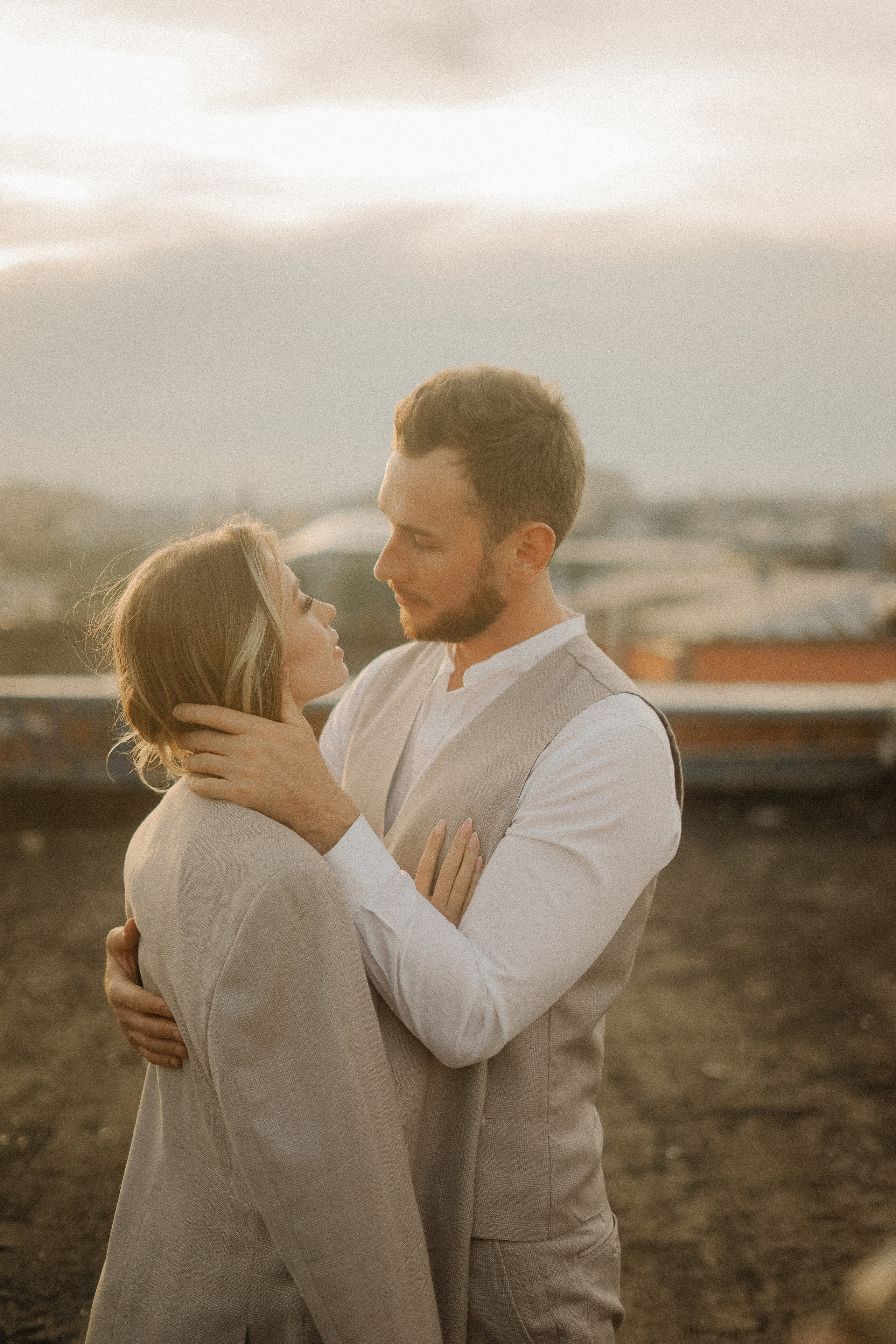 Злата и Илья. Крыша Москвы. Свадебный фотограф Марина Попова