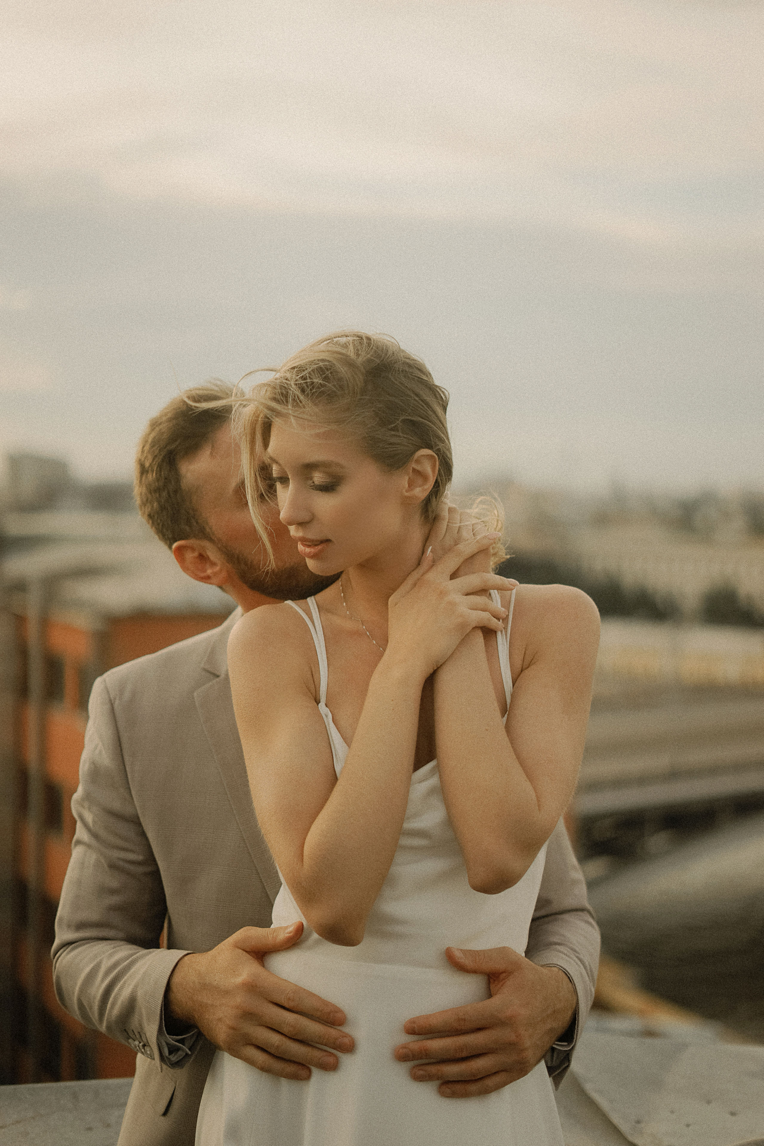 Злата и Илья. Крыша Москвы. Свадебный фотограф Марина Попова