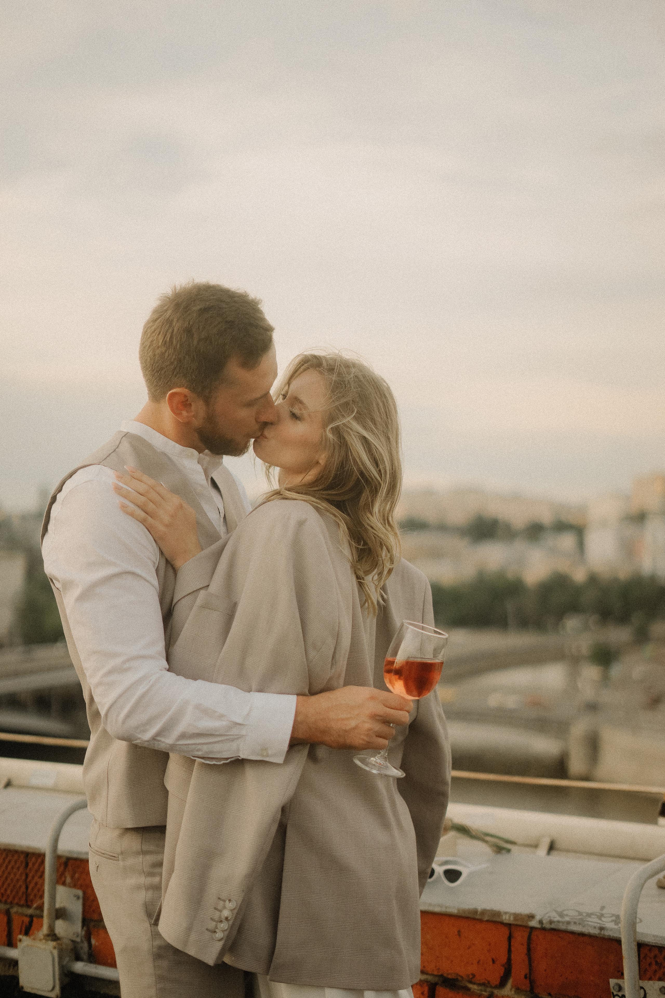 Злата и Илья. Крыша Москвы. Свадебный фотограф Марина Попова