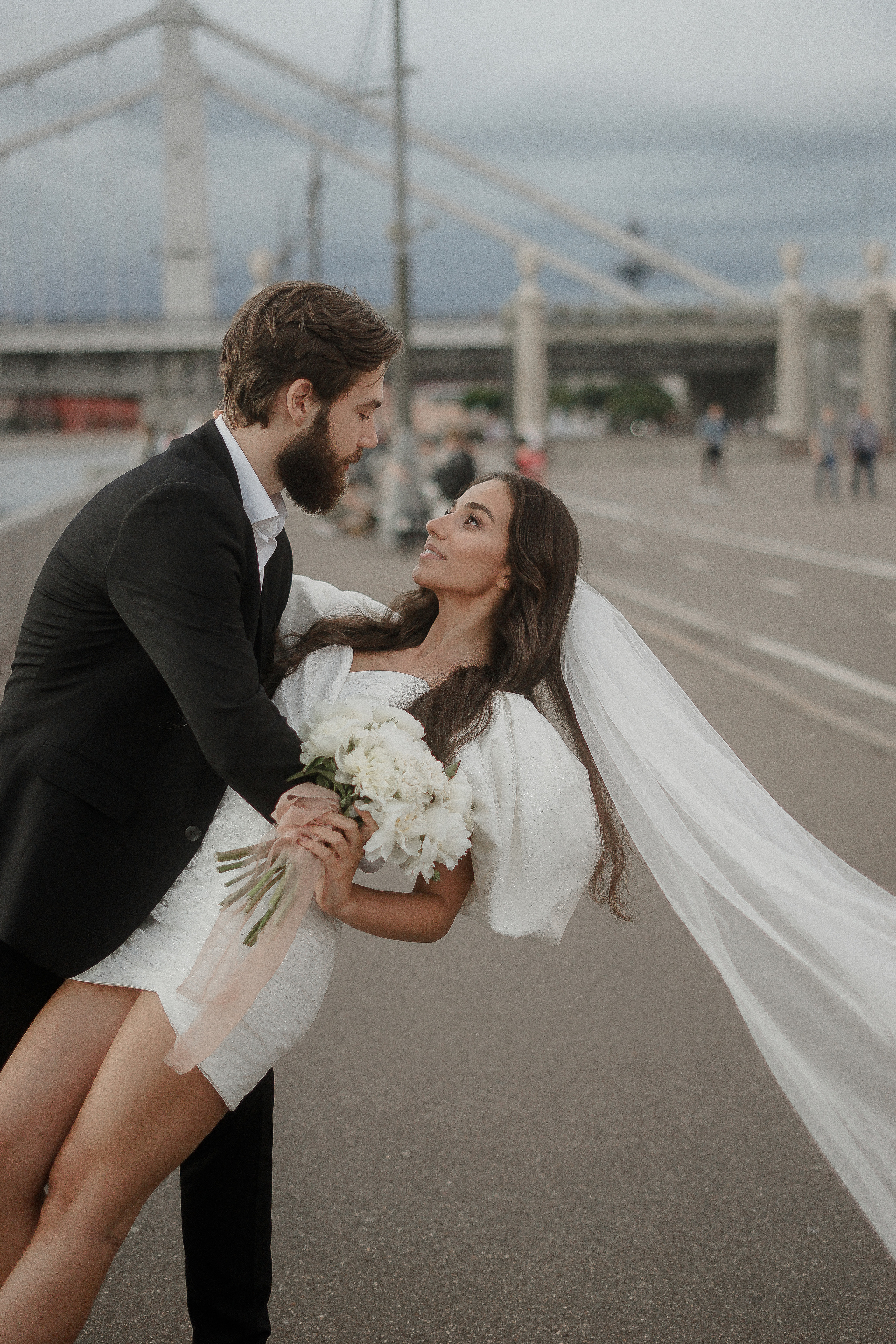 Диана и Марк. Парк Горького. Свадебный фотограф Марина Попова