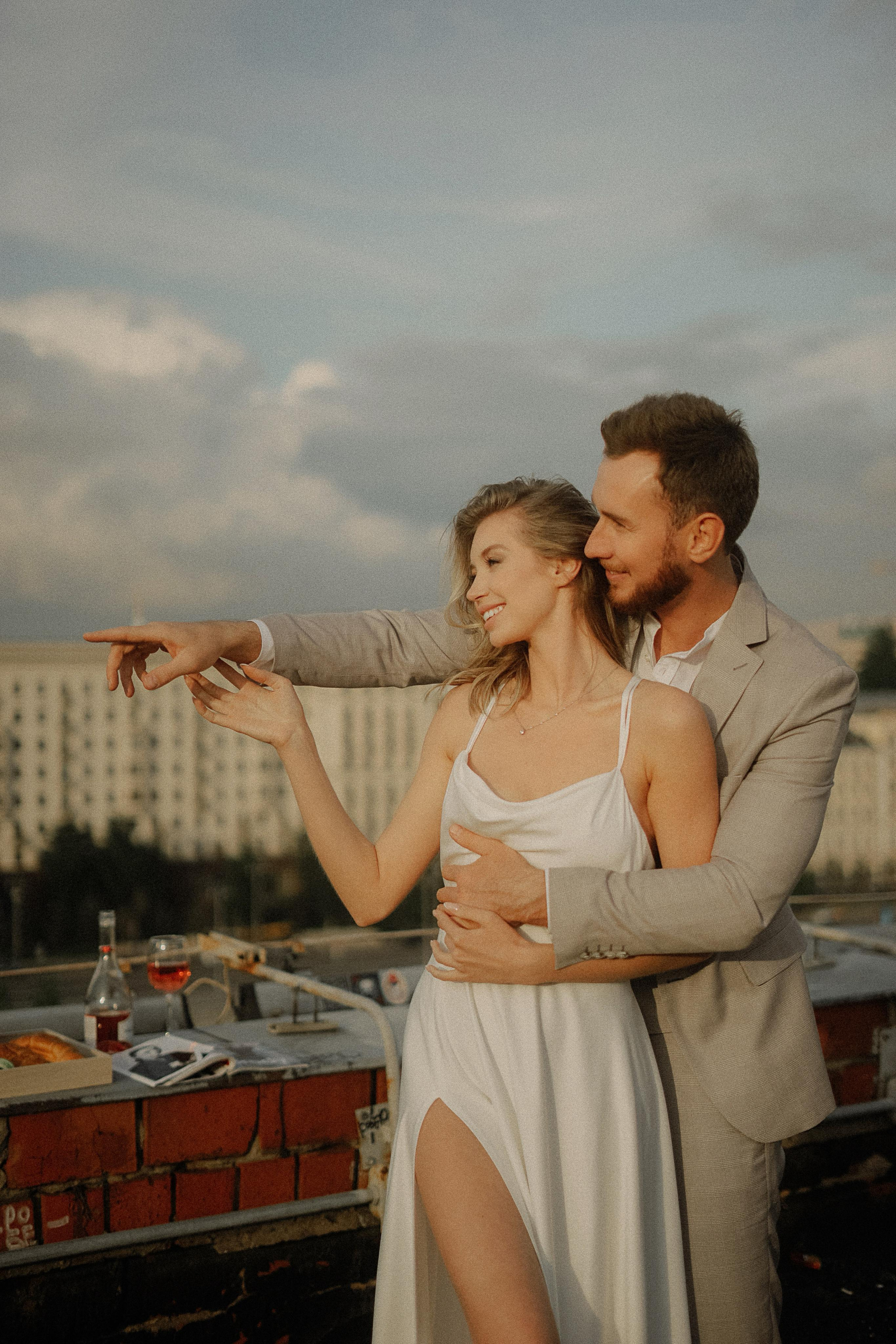 Злата и Илья. Крыша Москвы. Свадебный фотограф Марина Попова