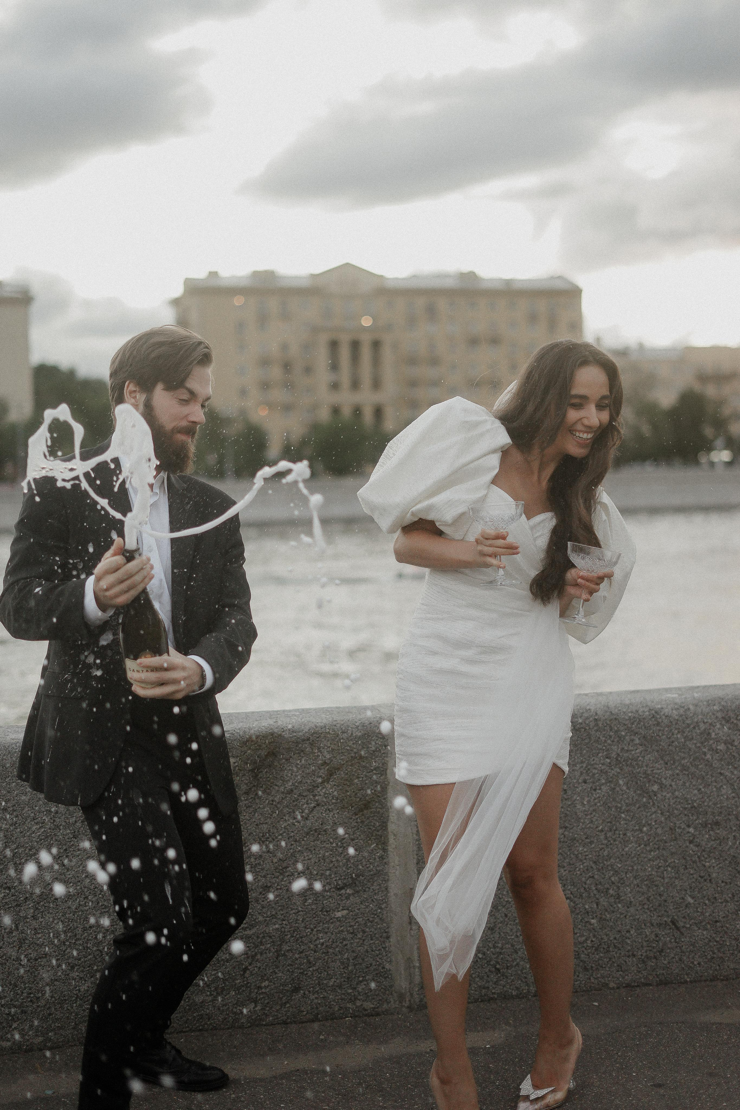 Диана и Марк. Парк Горького. Свадебный фотограф Марина Попова