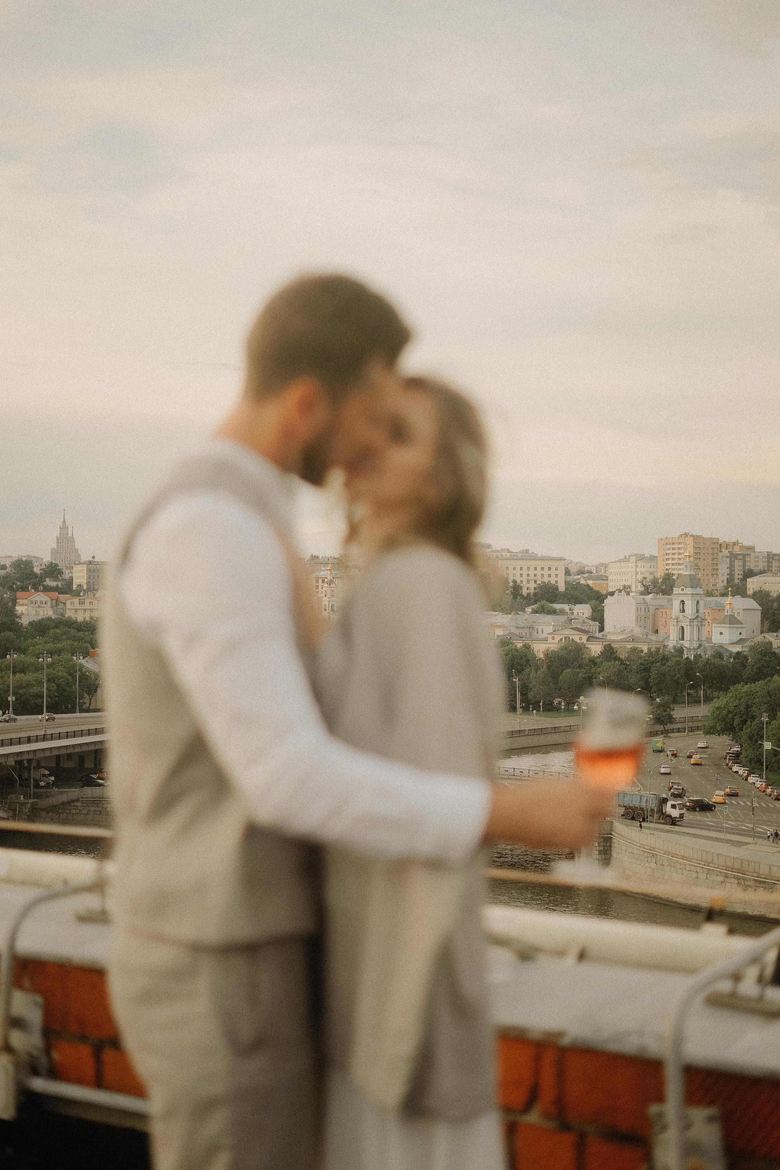 Злата и Илья. Крыша Москвы. Свадебный фотограф Марина Попова