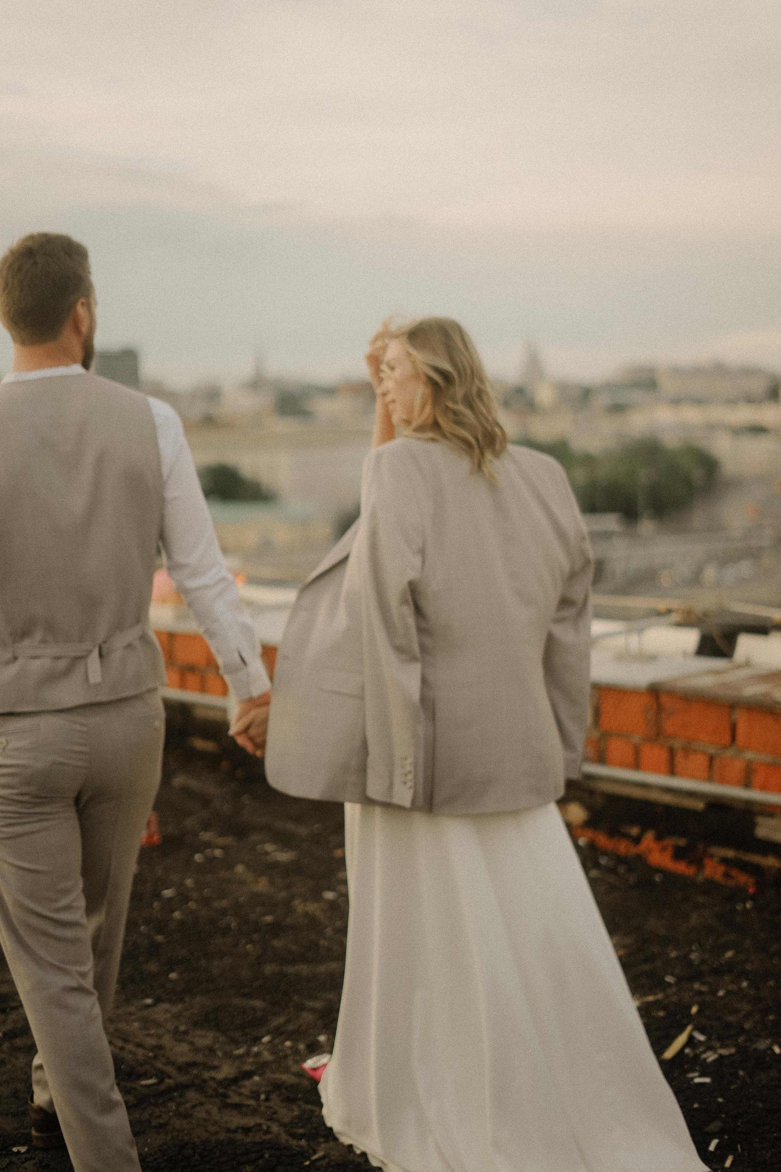 Злата и Илья. Крыша Москвы. Свадебный фотограф Марина Попова