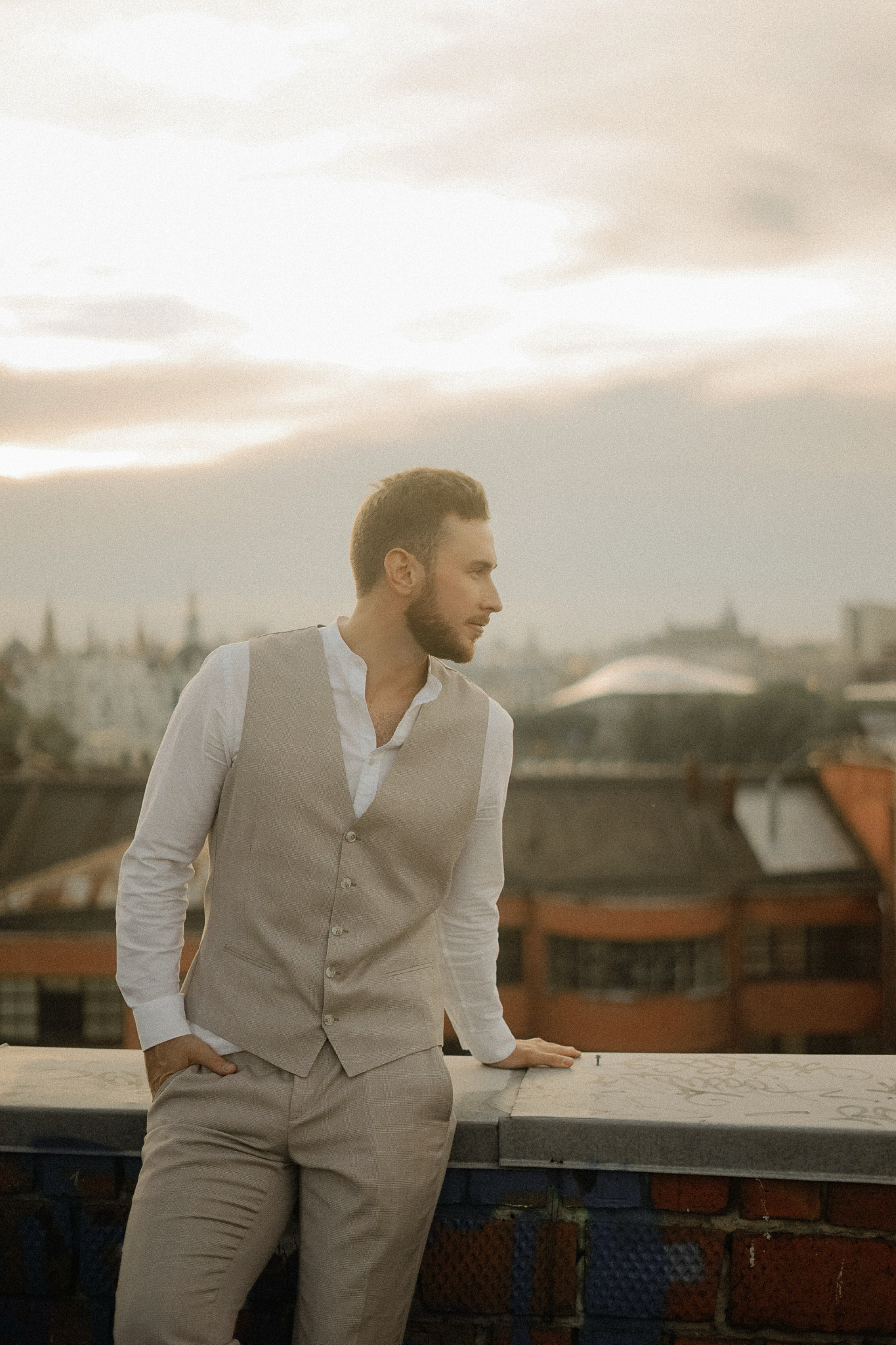 Злата и Илья. Крыша Москвы. Свадебный фотограф Марина Попова