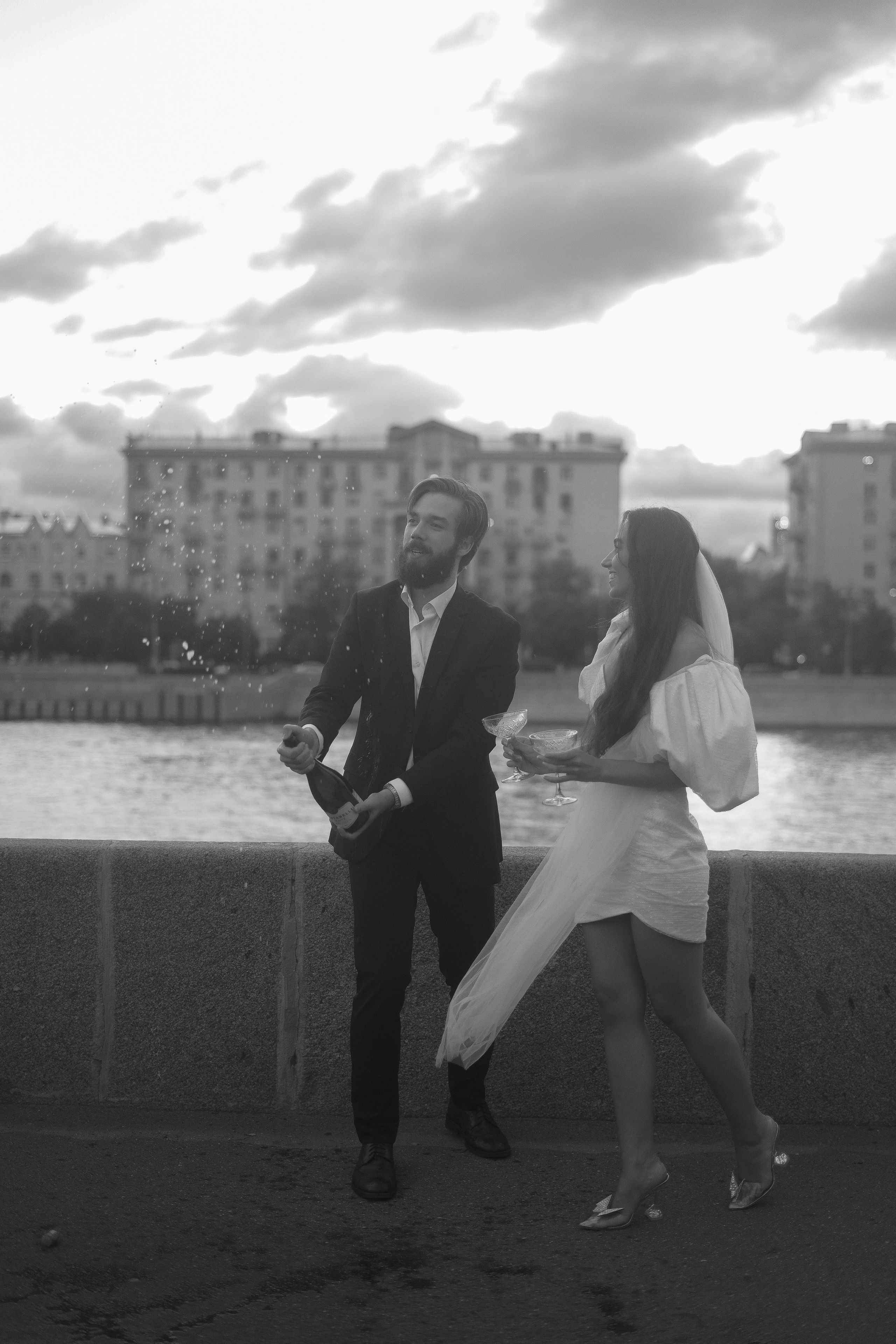 Диана и Марк. Парк Горького. Свадебный фотограф Марина Попова